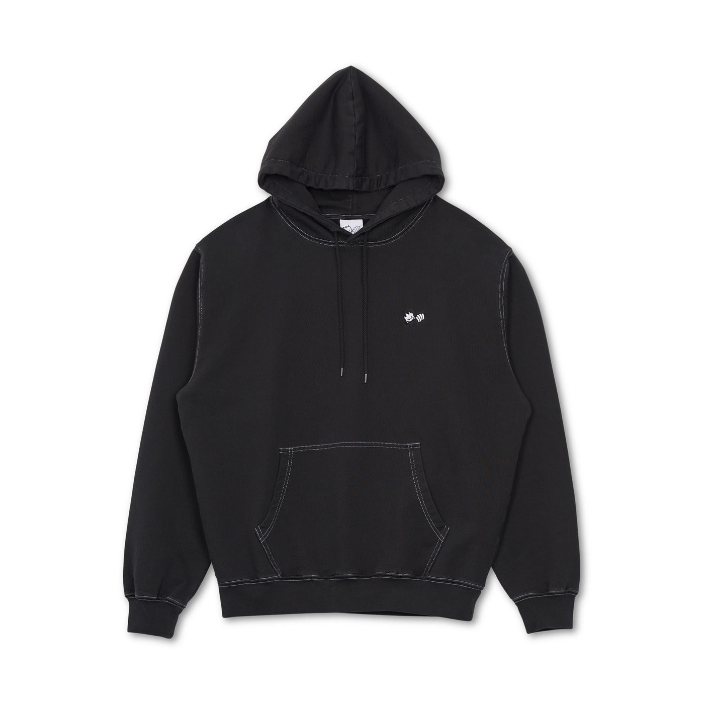 LRAB x Spitfire Swirl Hoodie - Washed Black