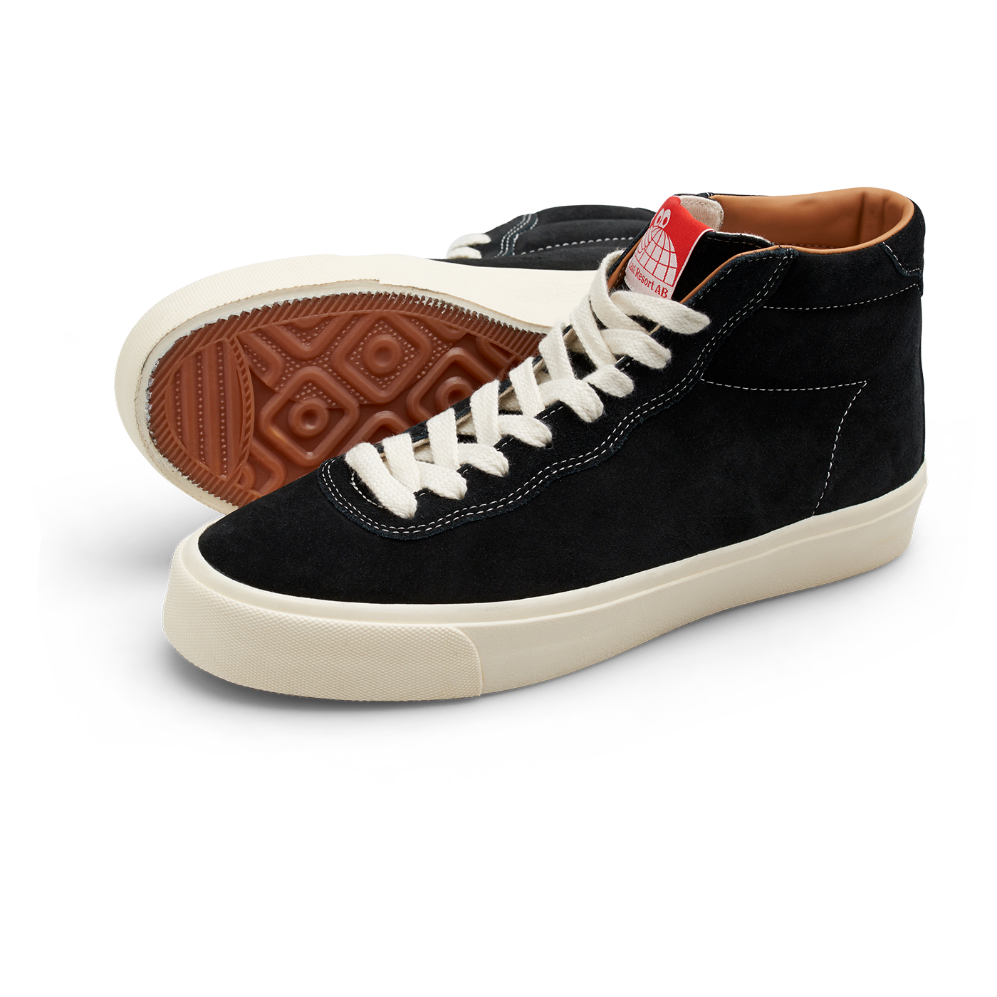 VM001 Suede Hi - Black / White (Cloudy Cush Insole)