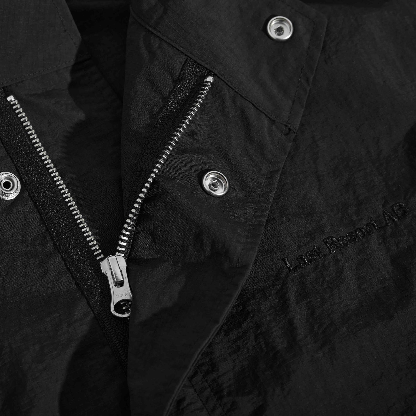 Cropped Parka Jacket - Black