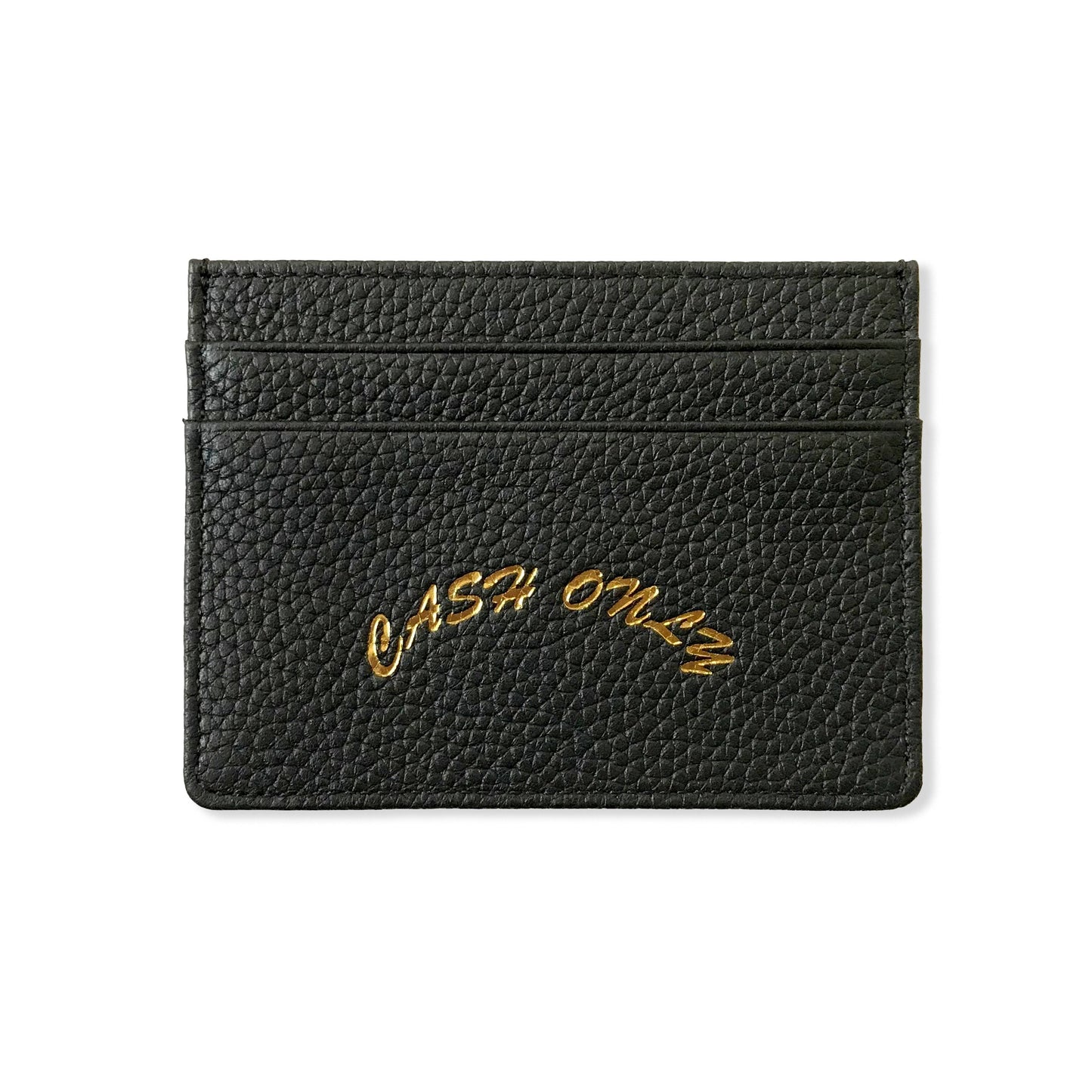 Leather Card Holder - Black