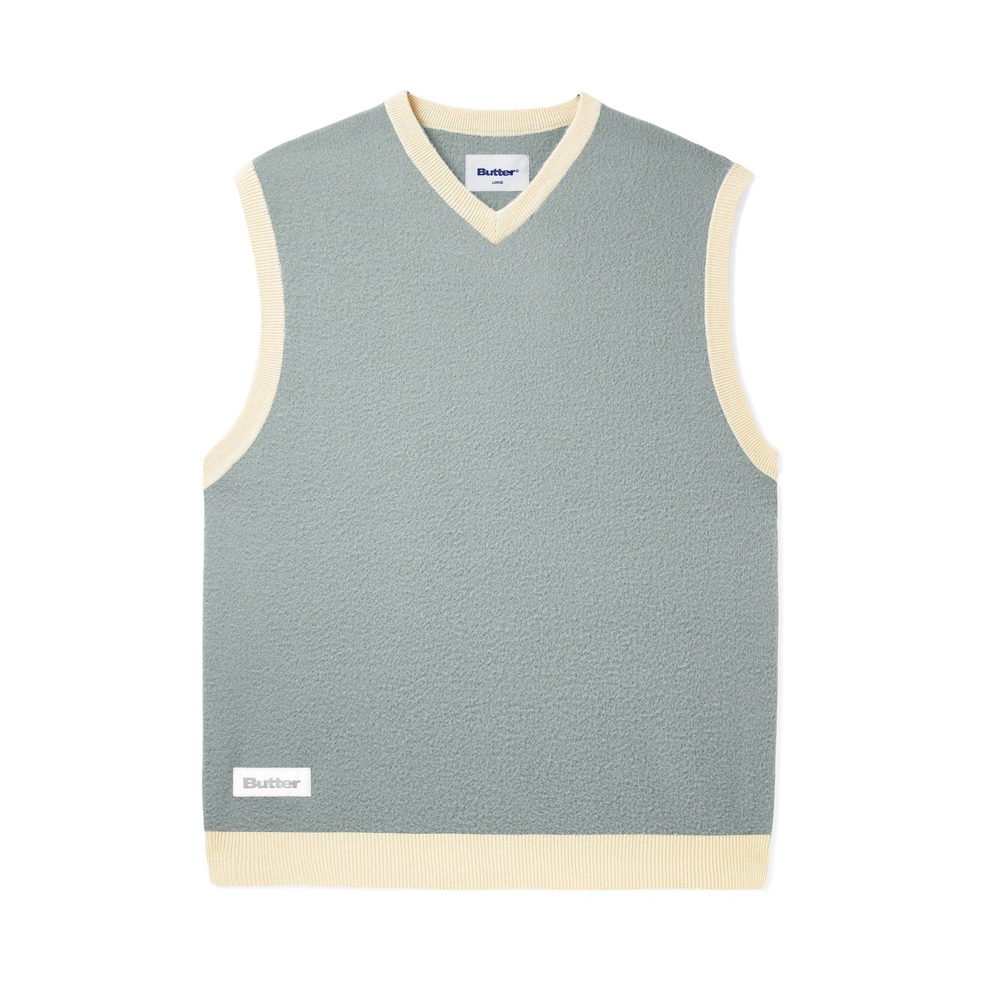 Mohair Knitted Vest - Grass