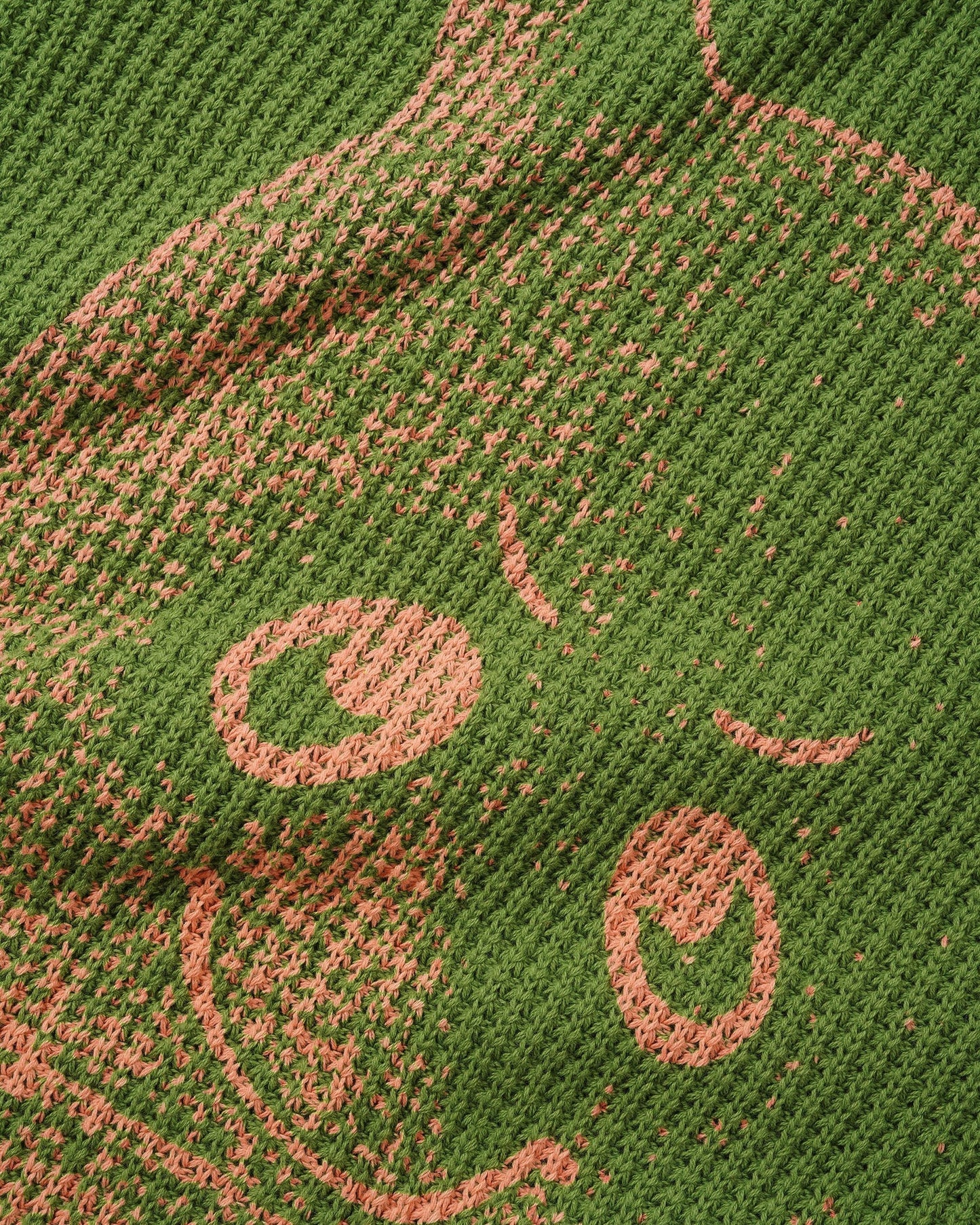 Newcomer Reversible Knit Sweater - Grass