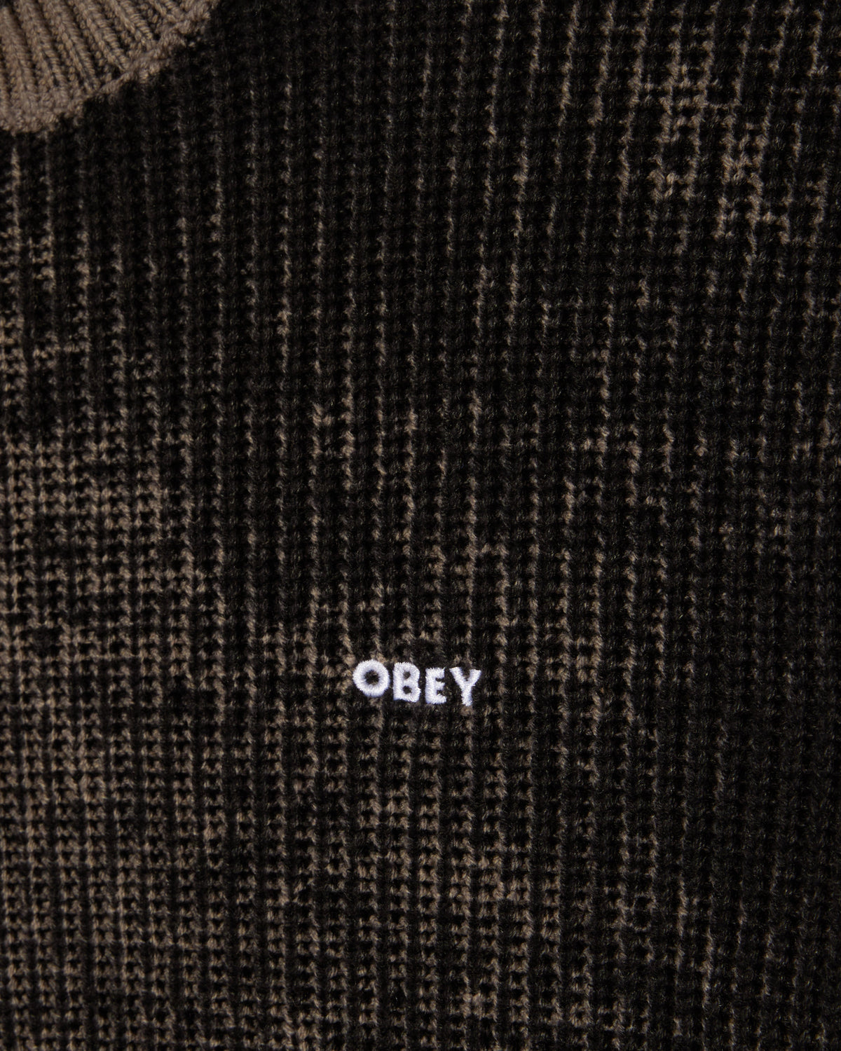 Spray Effect Sweater - Black