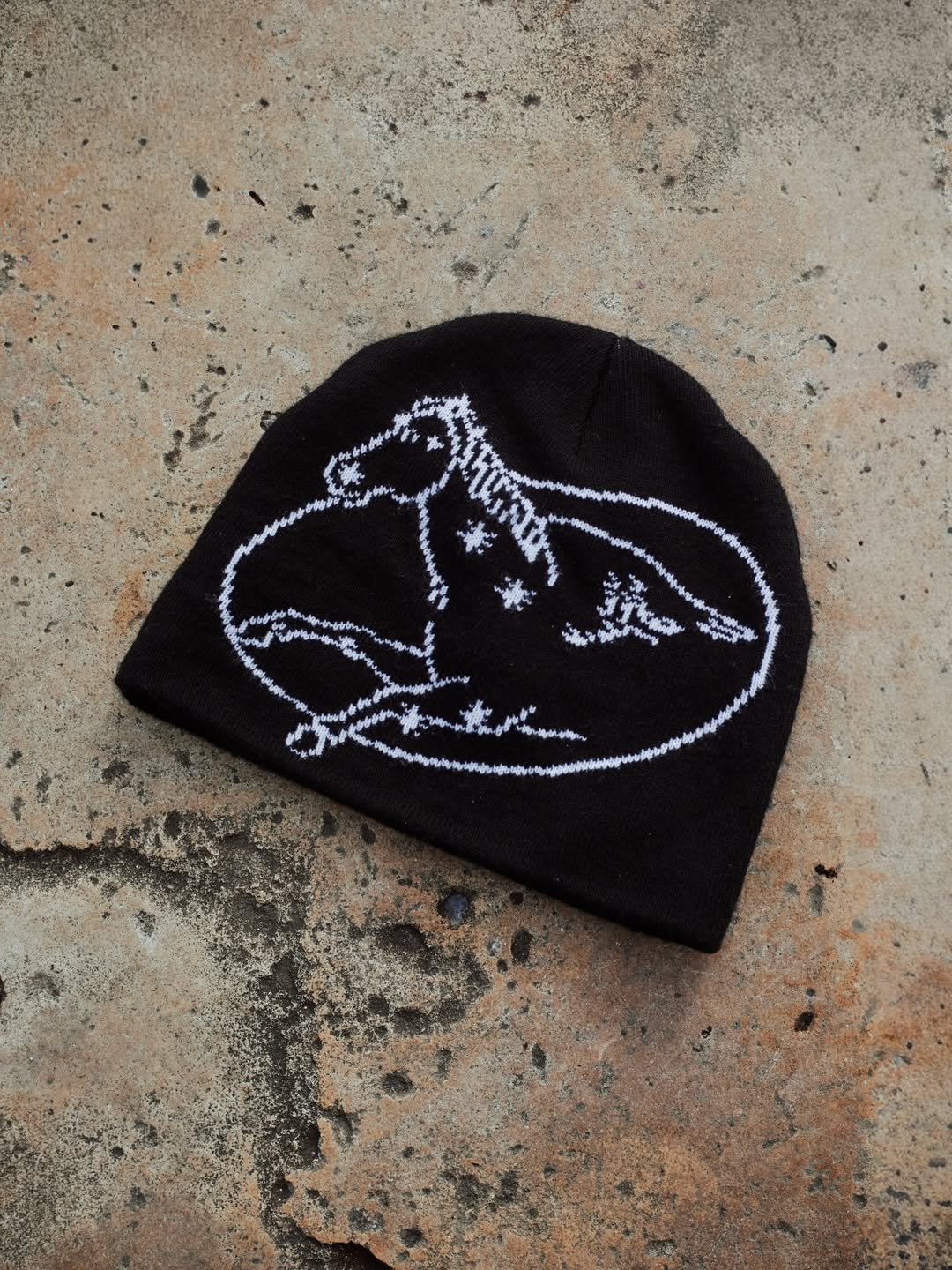 Gorro Pegasus Skully - Preto