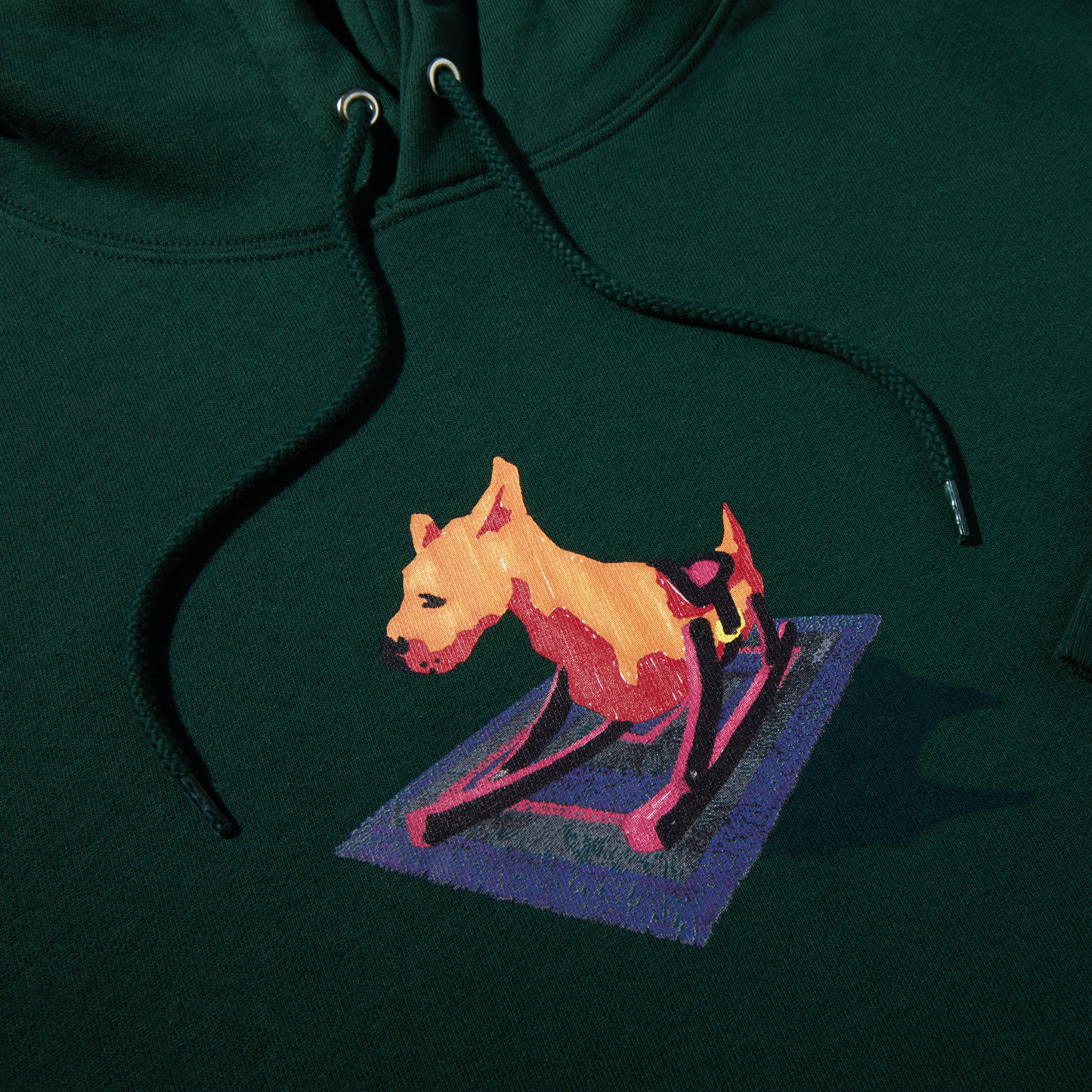 Dave Hoodie Dog - Dark Green