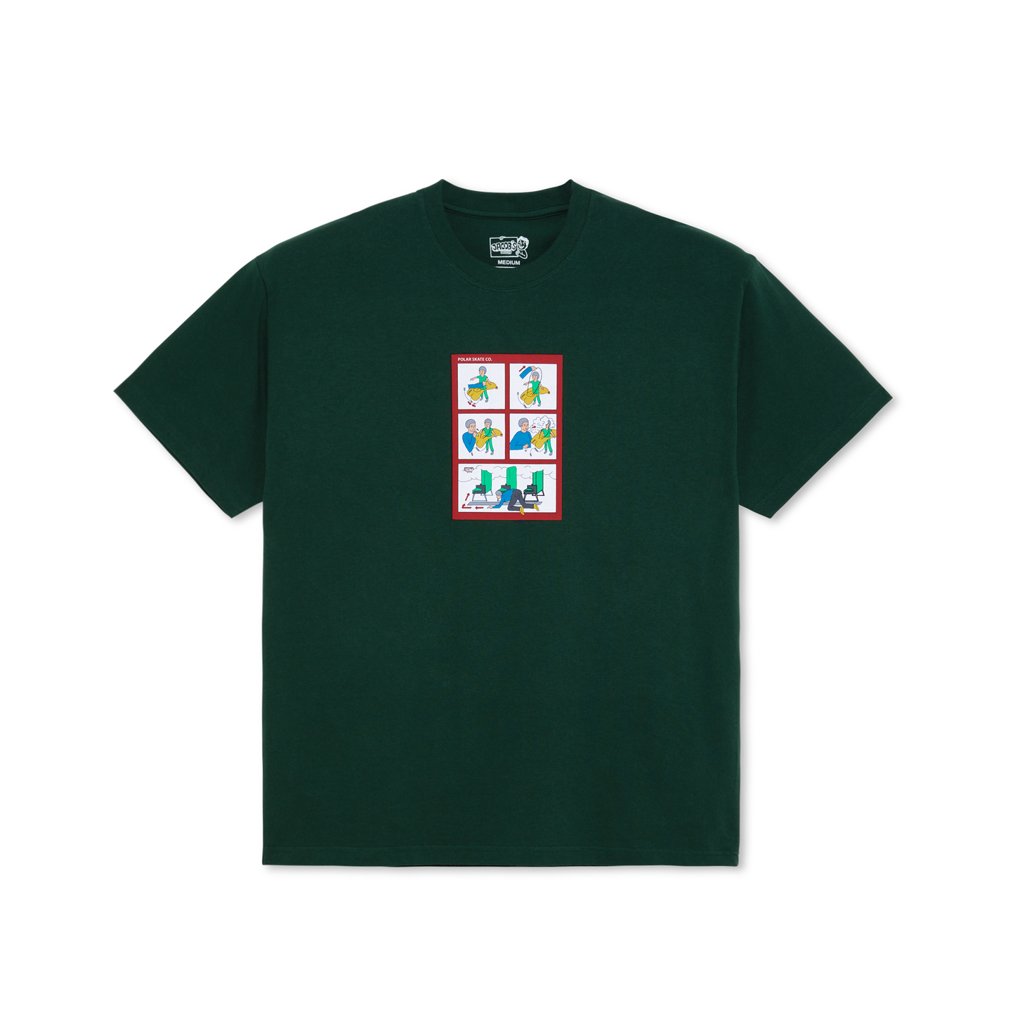 Safety on Board Tee - Dark Green