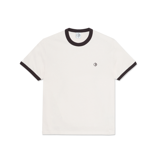 Ringer Tee - Ivory / Chocolate