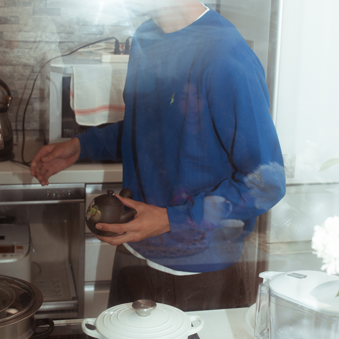 No Comply Default Crewneck - Egyptian Blue