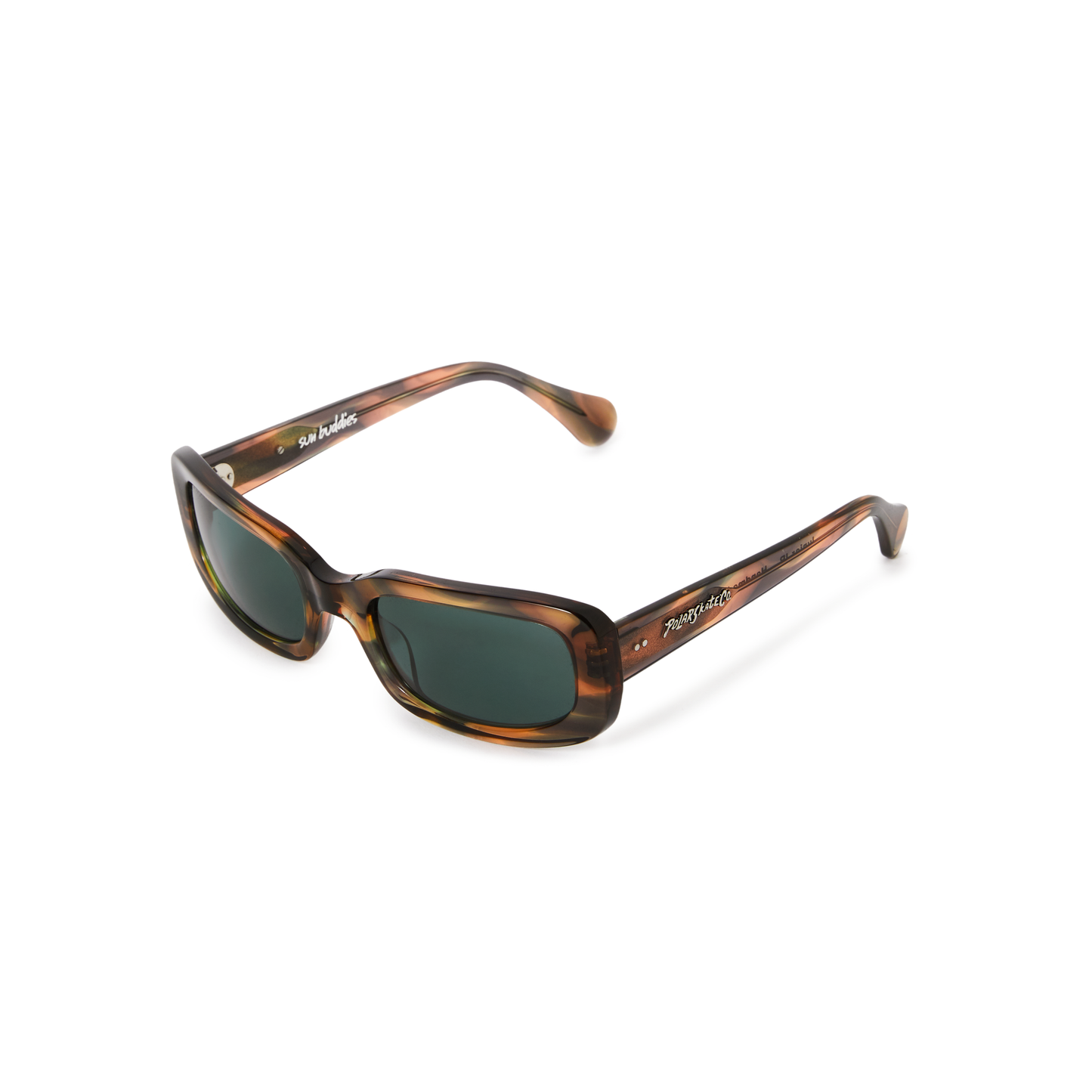 Polar x Sun Buddies Junior Jr. Sunglasses - Peach Green