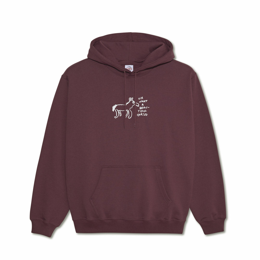 Beautiful Horses Dave Hoodie - Plum
