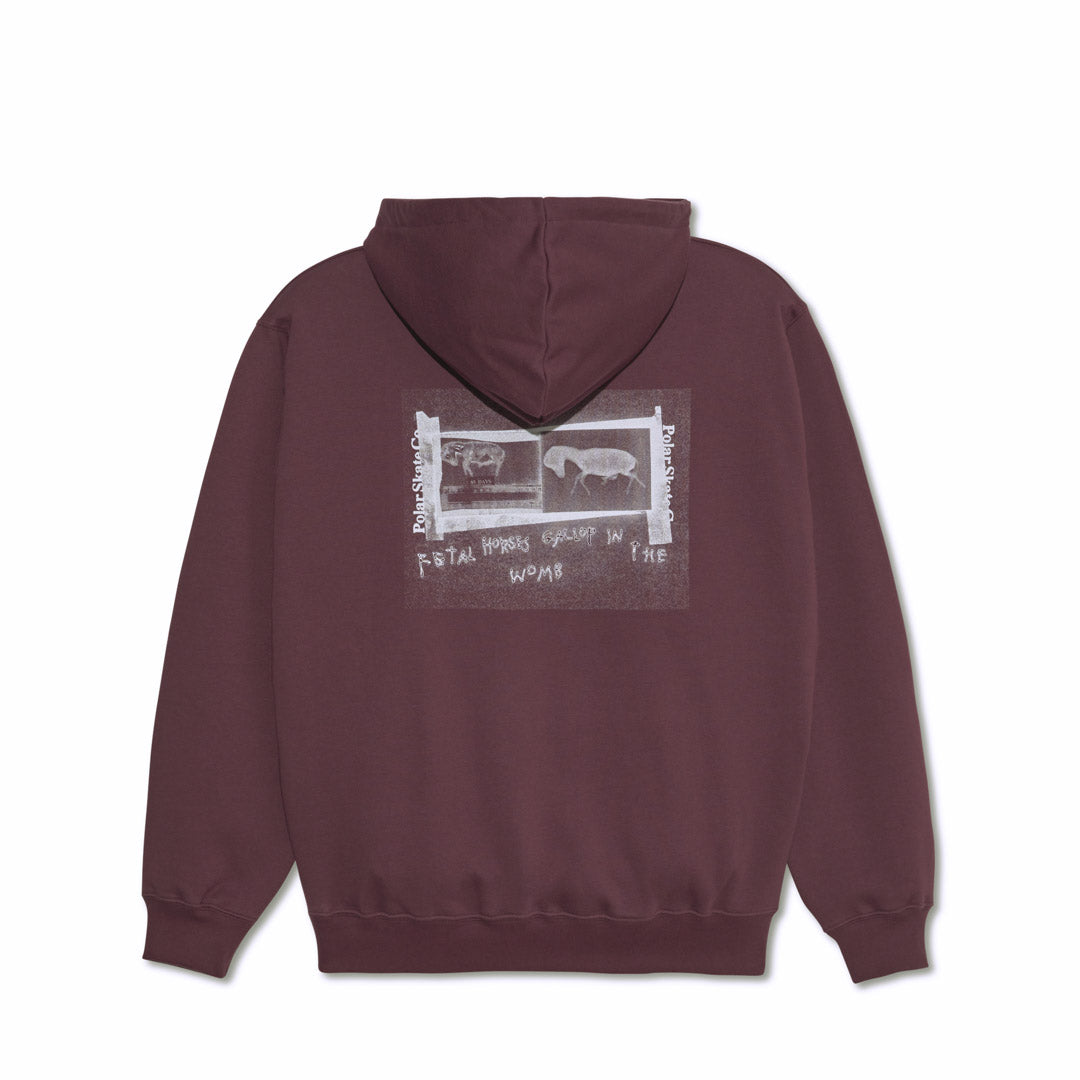 Beautiful Horses Dave Hoodie - Plum