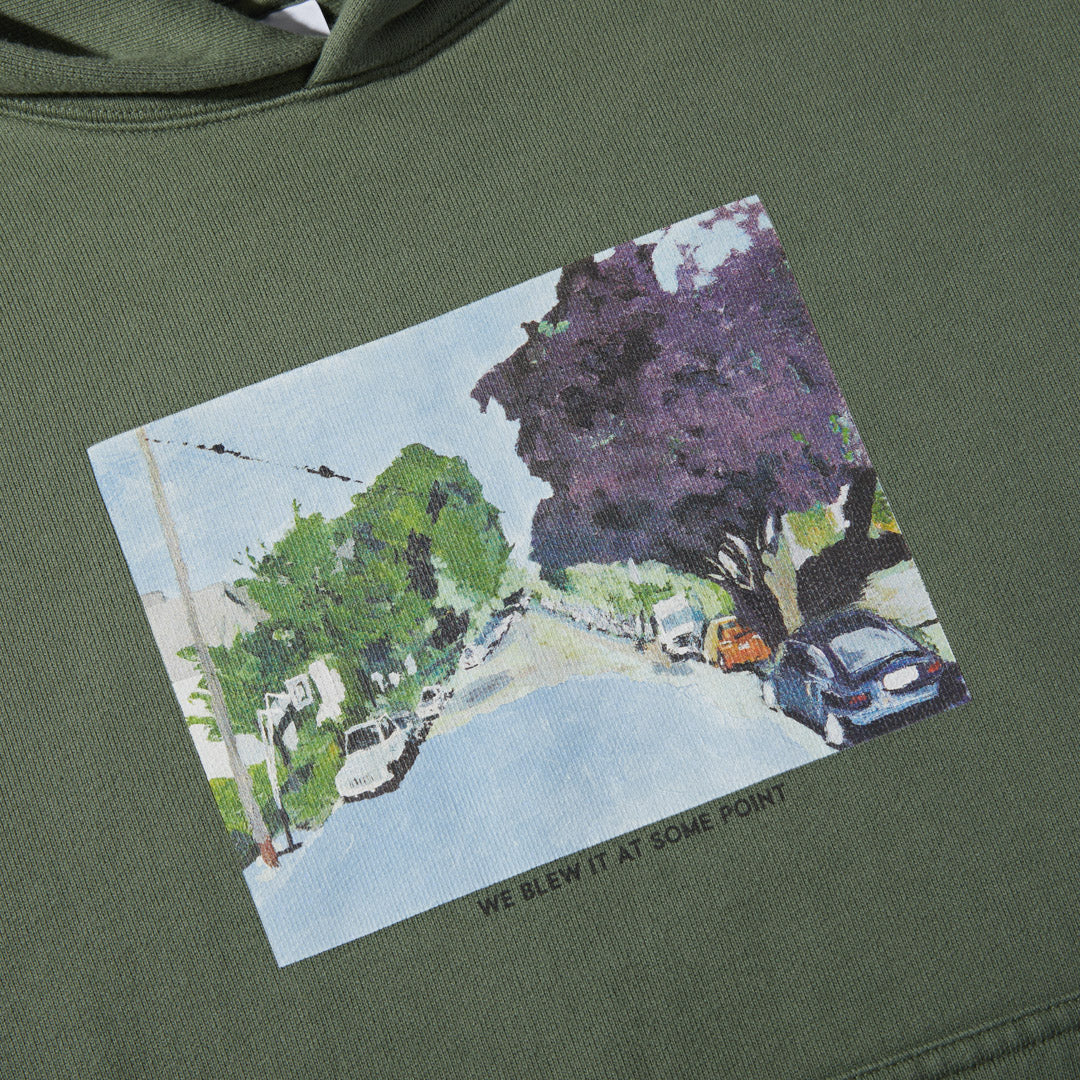 We Blew It At Some Point Ed Hoodie - Grey Green