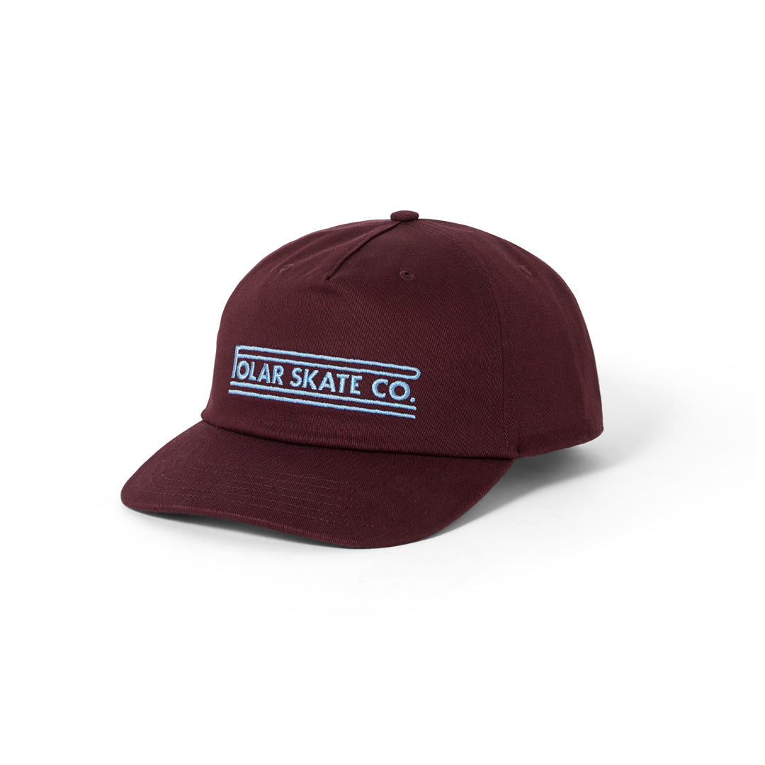 Stretch Logo Twill Jake Cap - Dark Wine