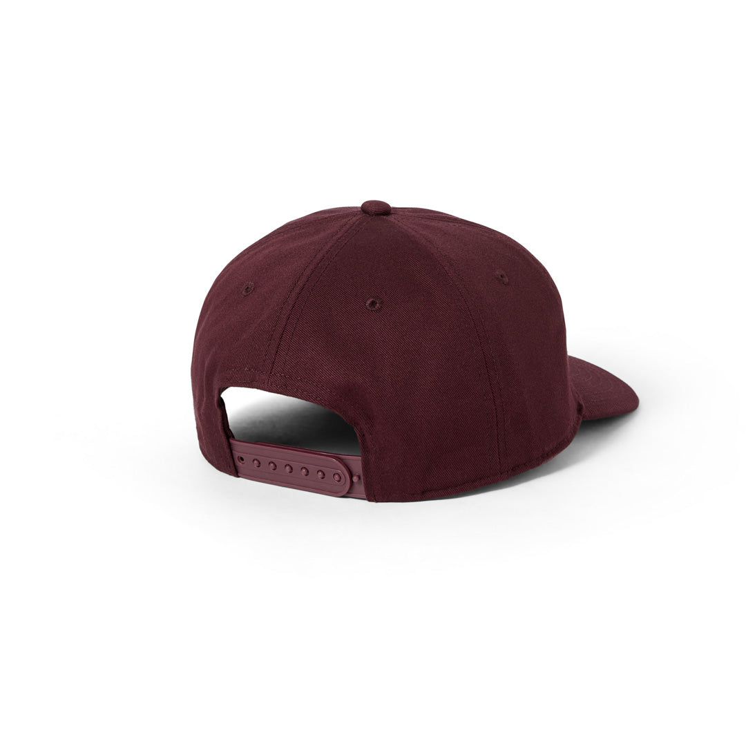 Stretch Logo Twill Jake Cap - Dark Wine