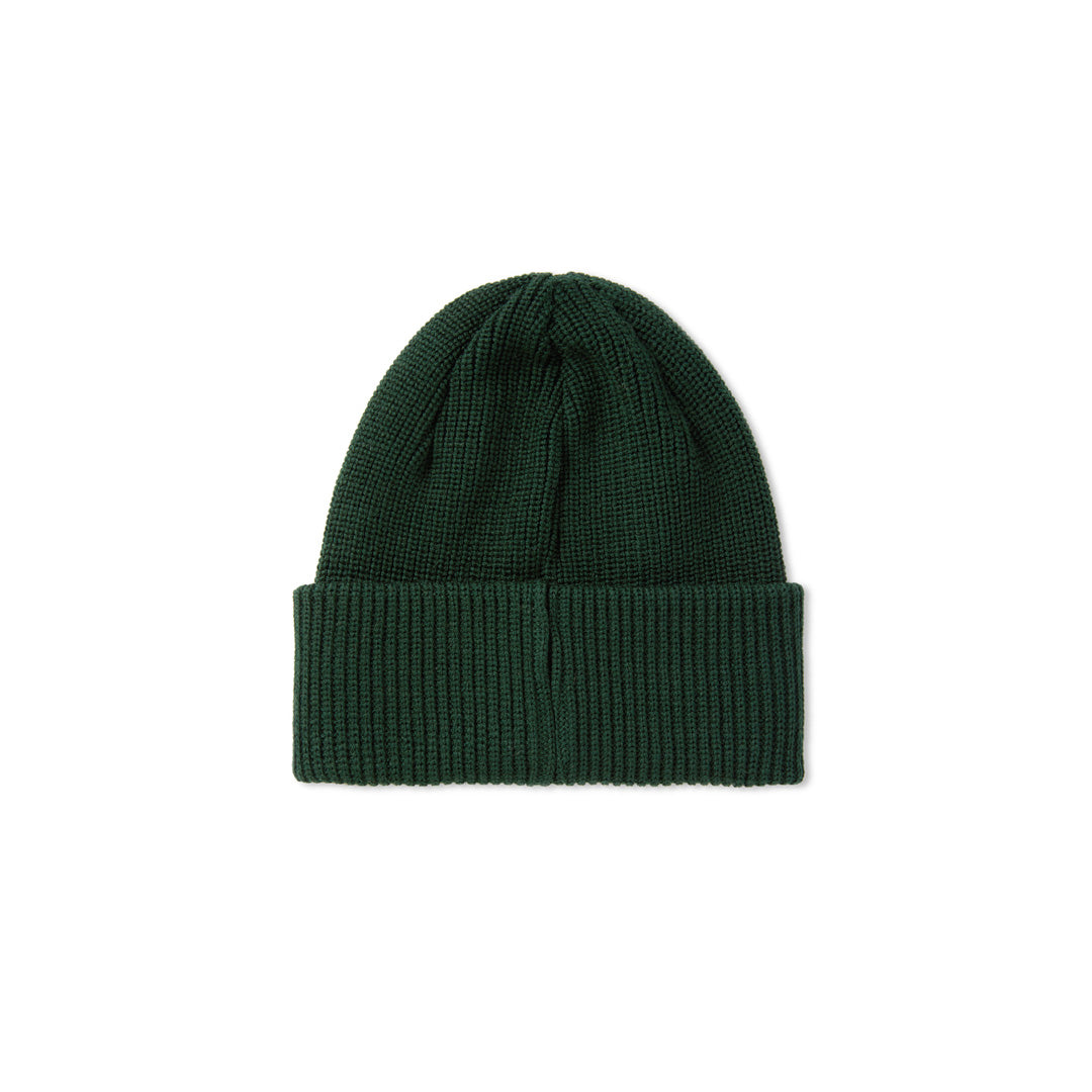 Merino Lines Beanie - Dark Green