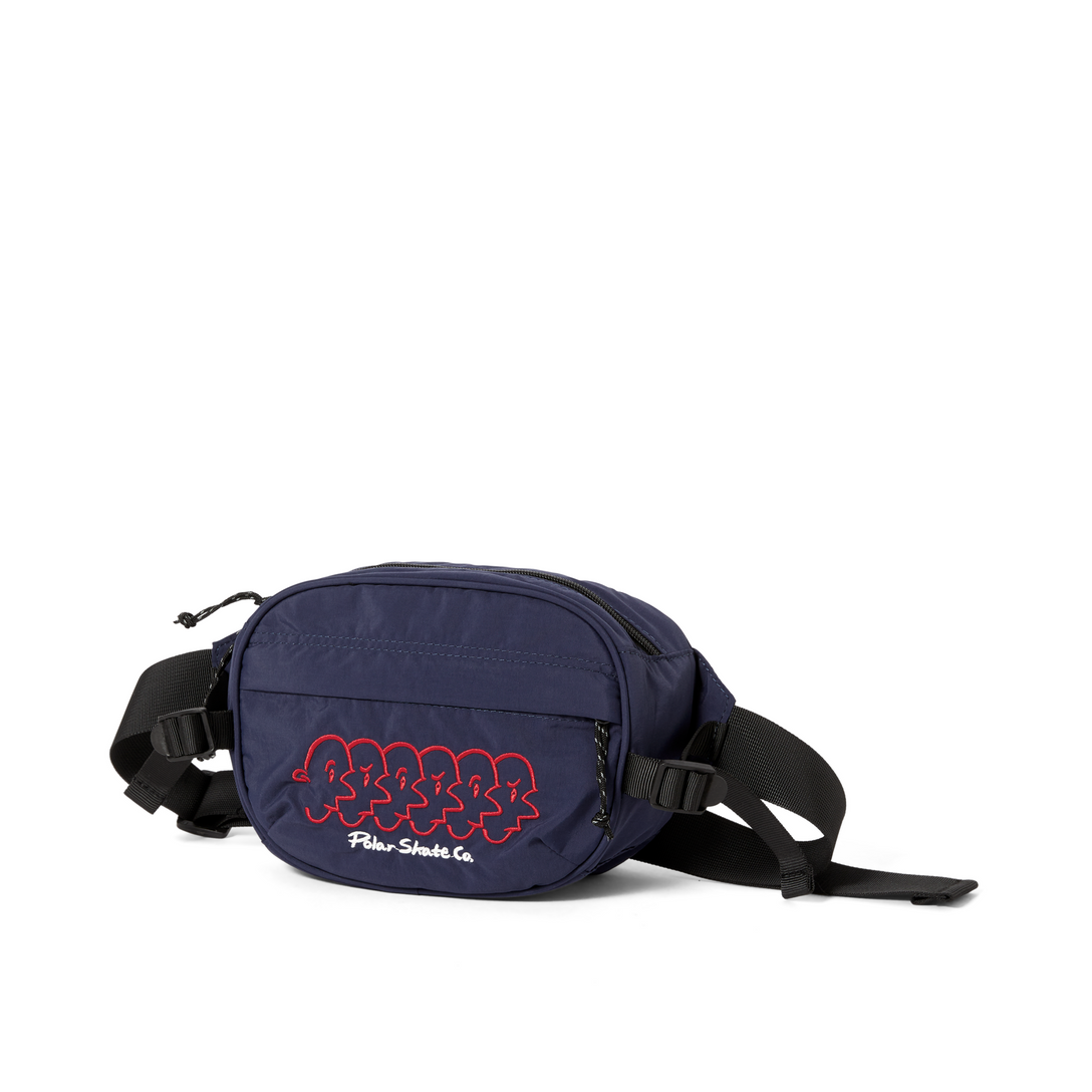 Hip Bag Faces - Navy