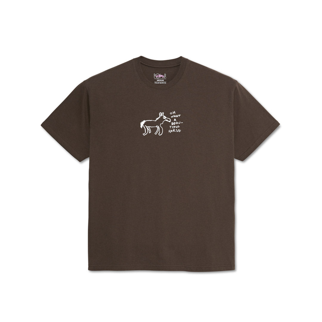 Beautiful Horses Tee - Chocolate