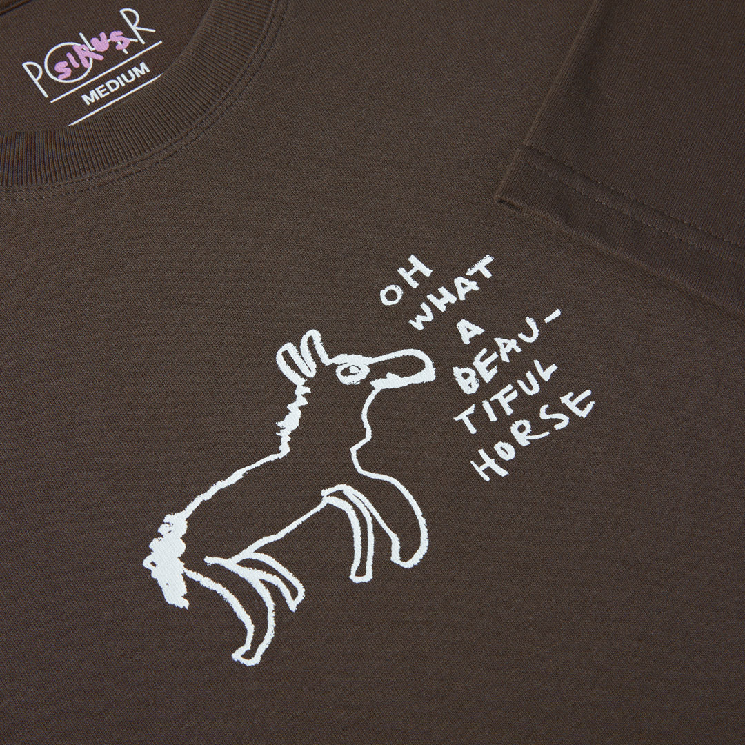 Beautiful Horses Tee - Chocolate