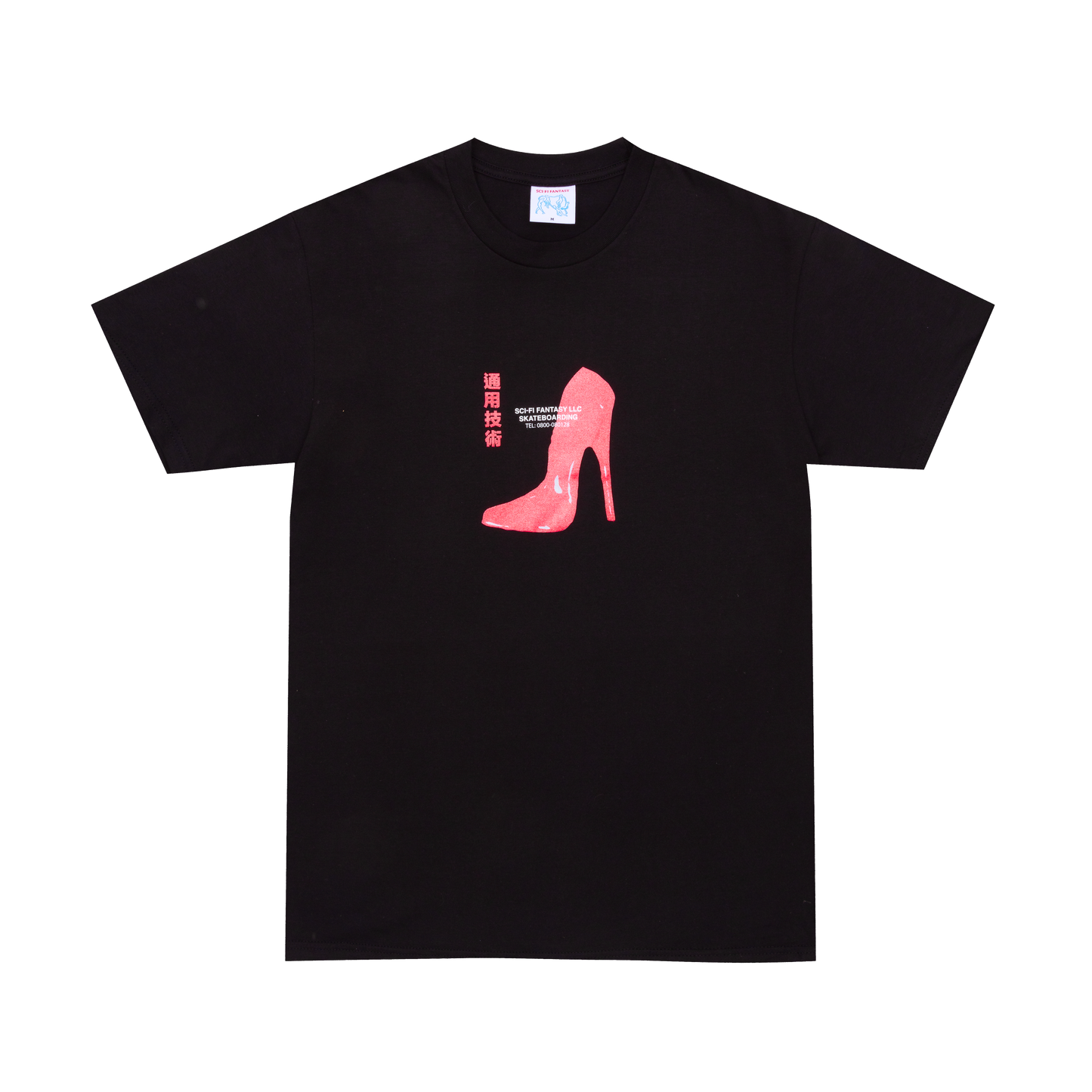 Red Shoe Tee - Black