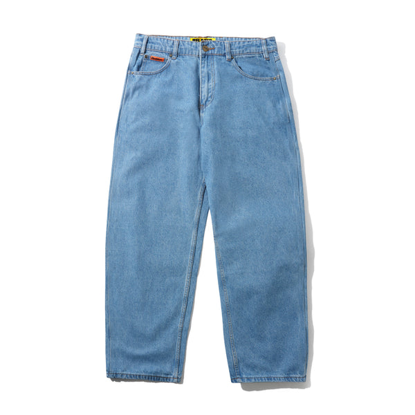 Relaxed Denim Jeans - Washed Indigo
