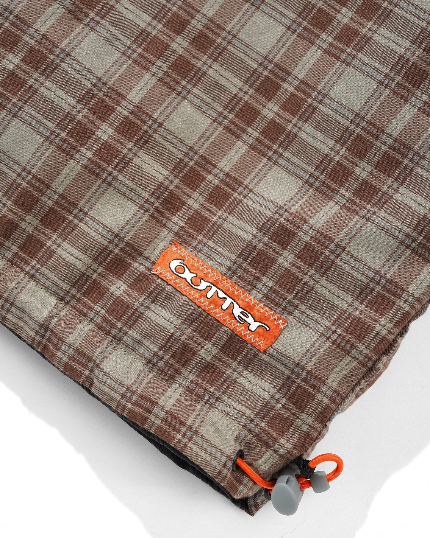 Reversible Dugout Pullover Crewneck - Black / Stone Plaid