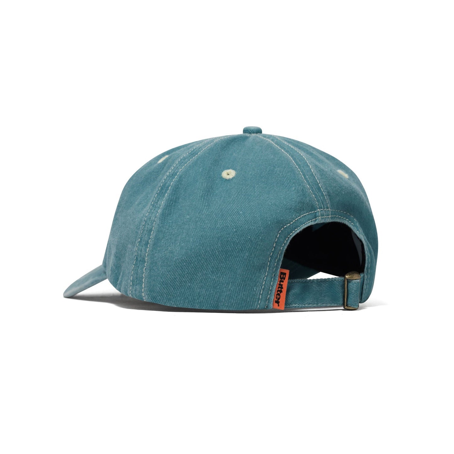 Rounded Logo 6 Panel Cap - Washed Ocean