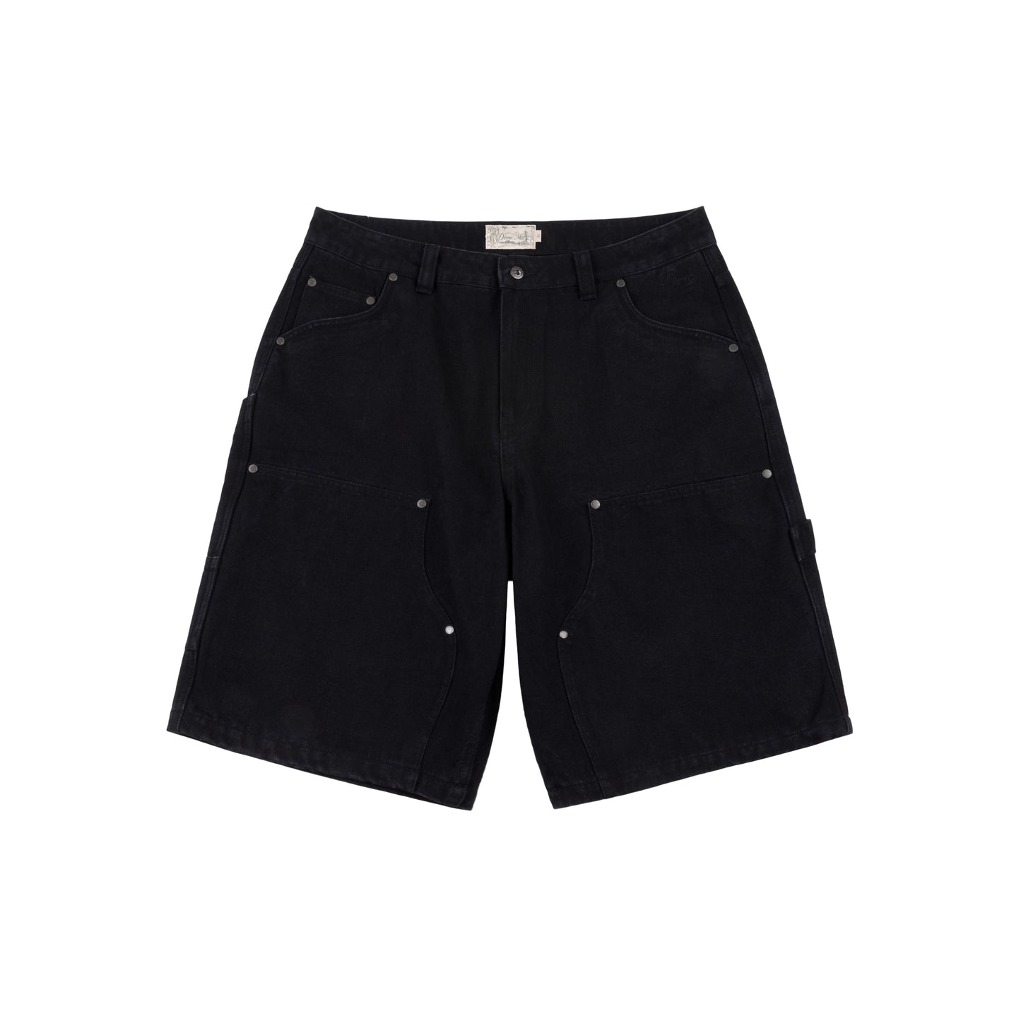 Carpenter Denim Shorts - Jet Black