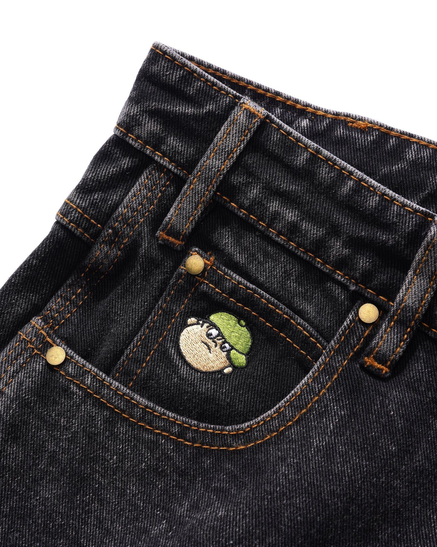 Santosuosso Denim Pants - Gun Metal