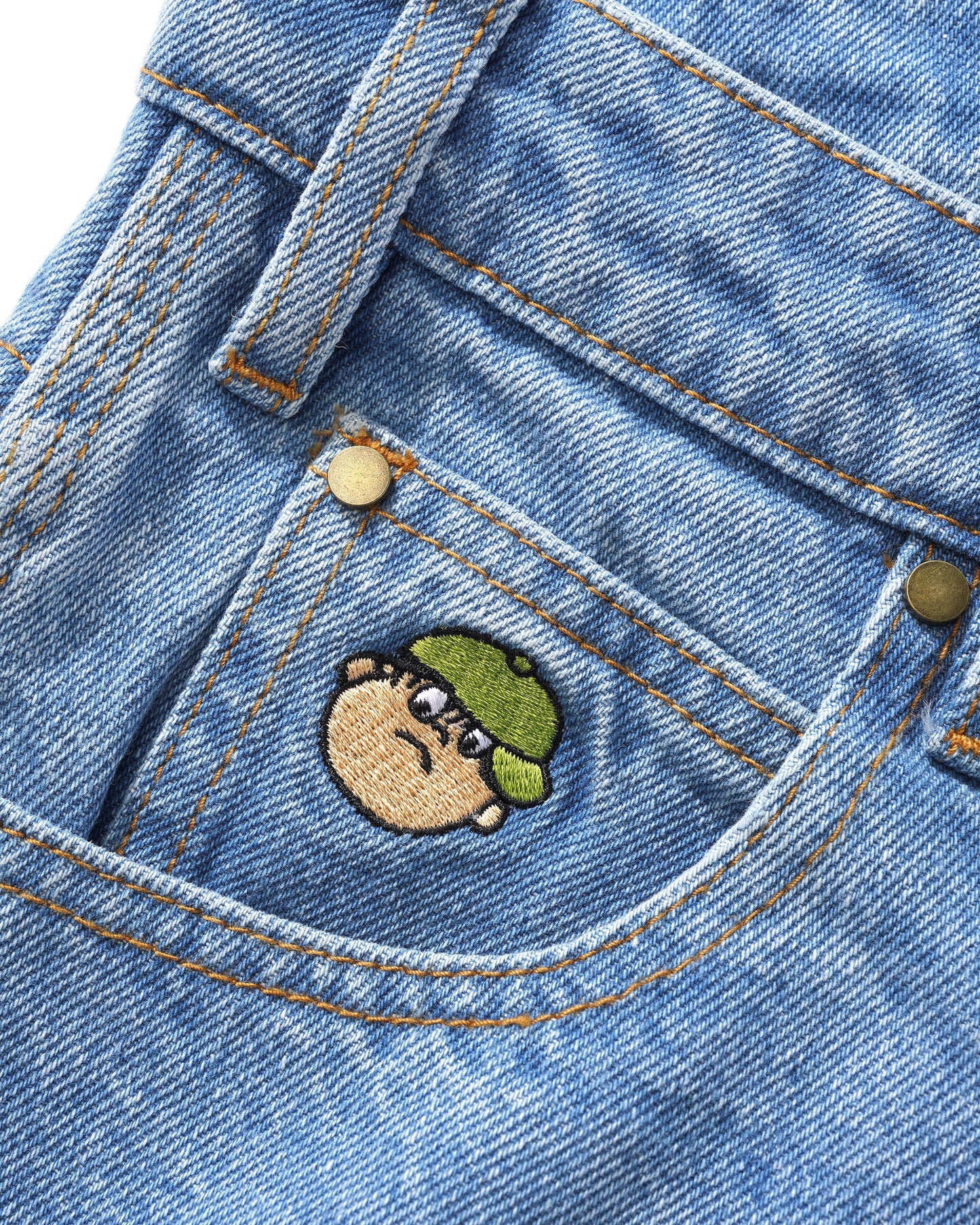 Santosuosso Denim Pants - Washed Blue
