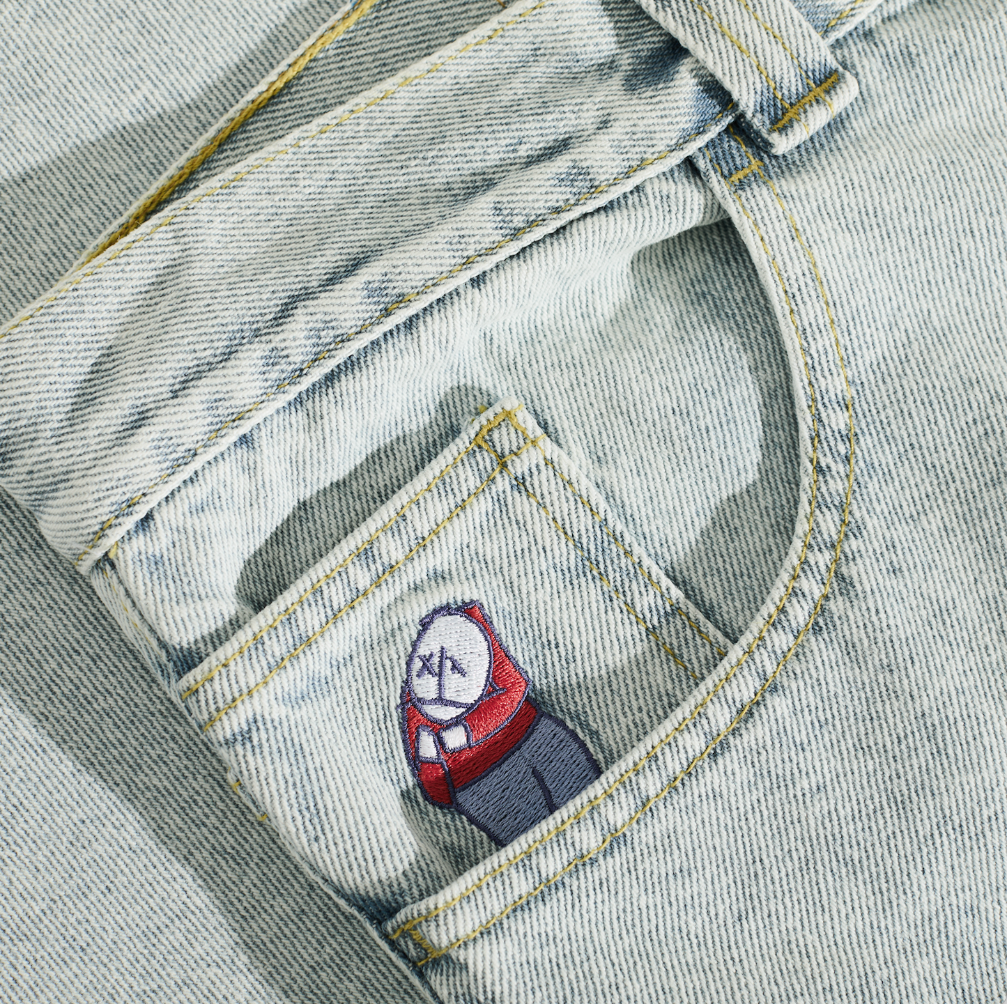 Big Boy OG Logo Pants - Light Blue