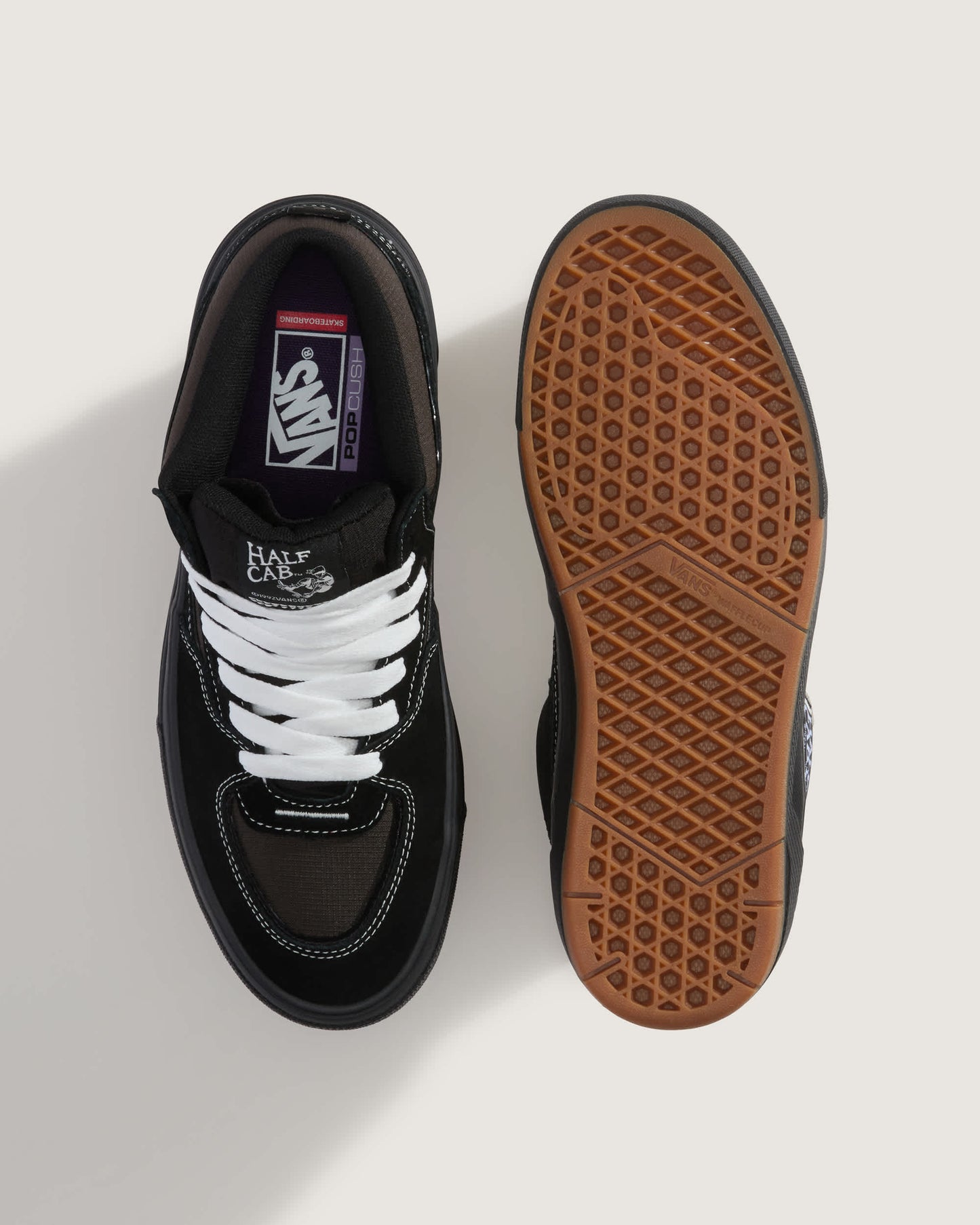 Skate Half Cab Wafflecup - Black/Gum