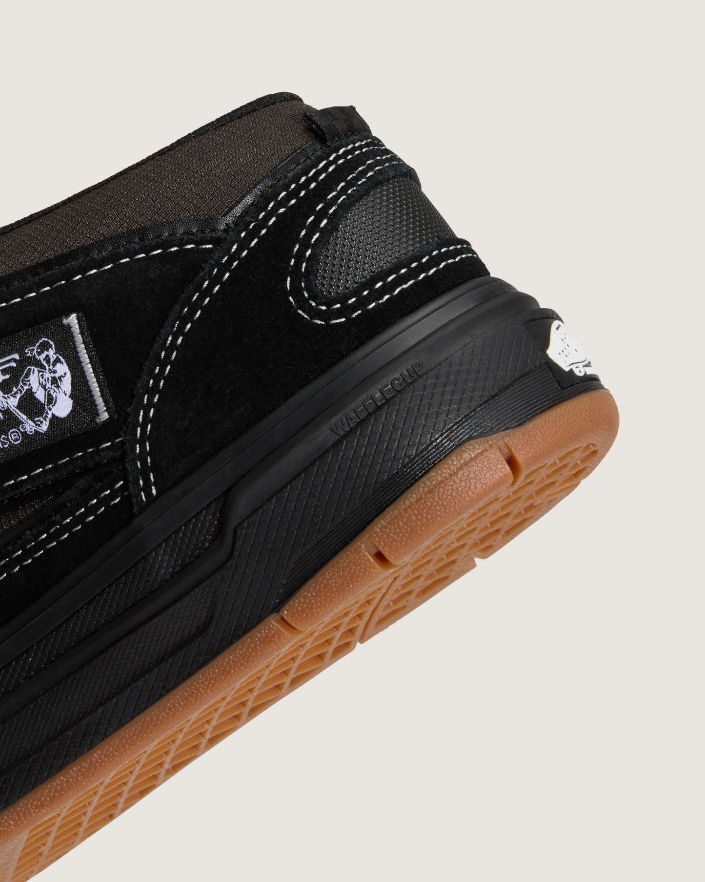 Skate Half Cab Wafflecup - Black/Gum