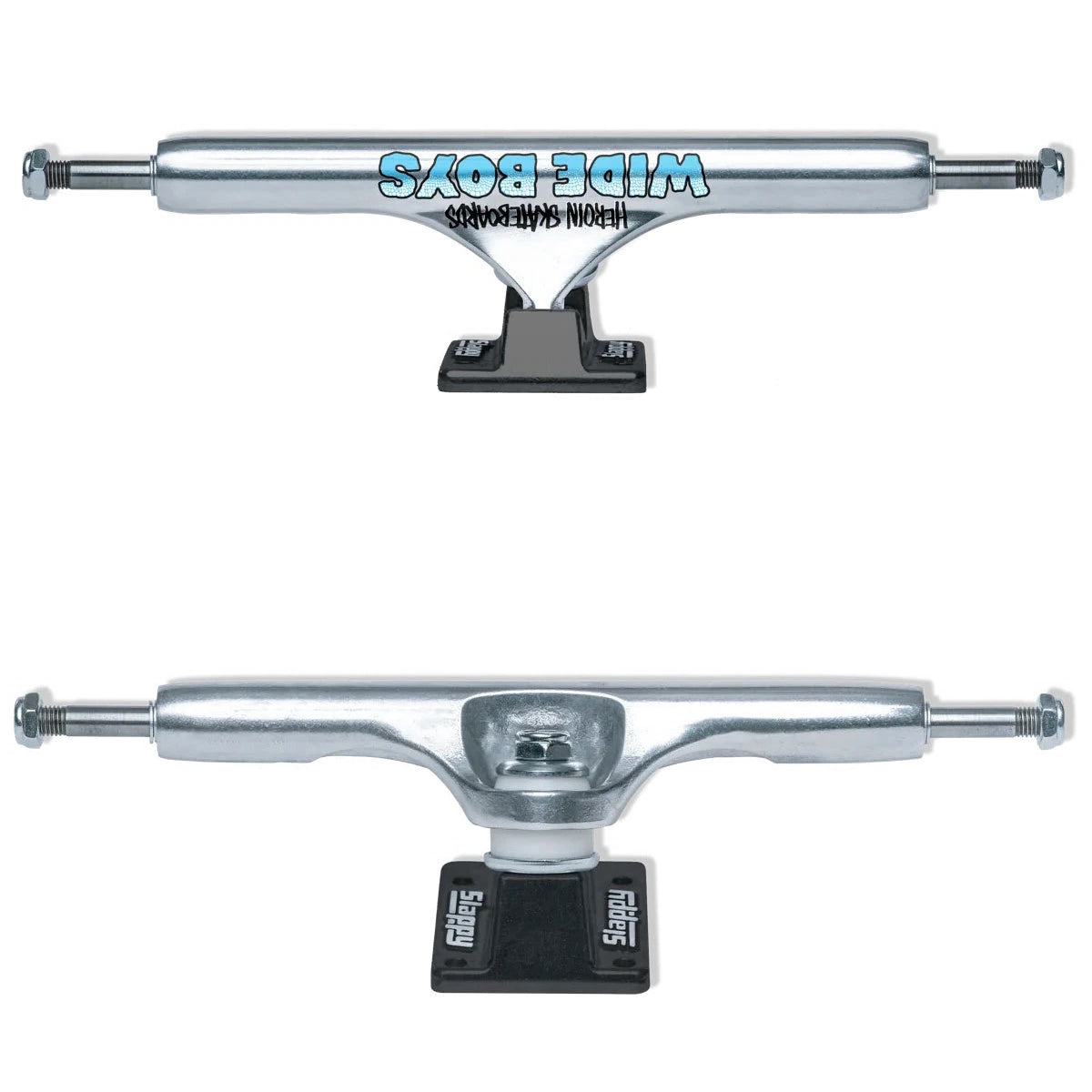 Slappy x Heroin Skateboard ST1 Hollow Wide Boys Trucks - 10.5