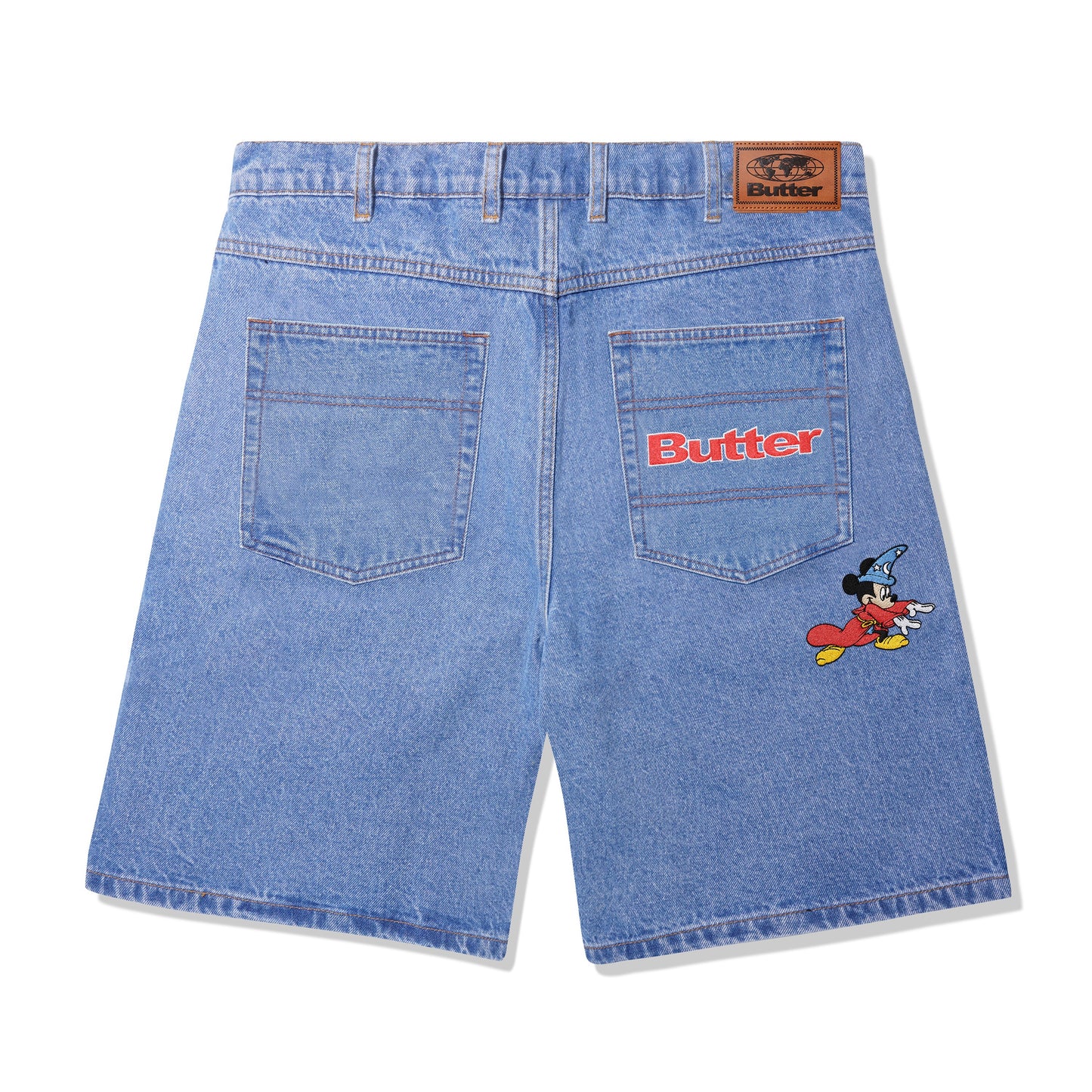 Sorcerer Baggy Denim Shorts - Washed Indigo