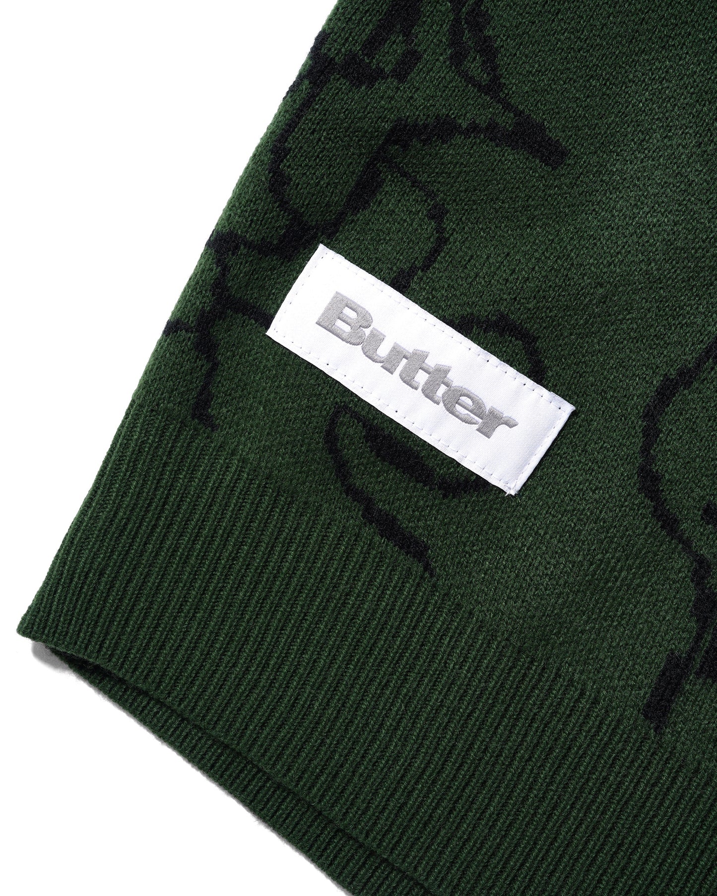 Spray Knit Sweater - Forest