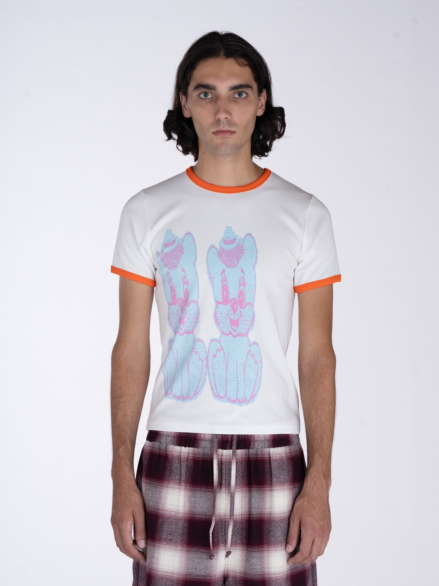 Cutie Ringer Unisex Tee - White