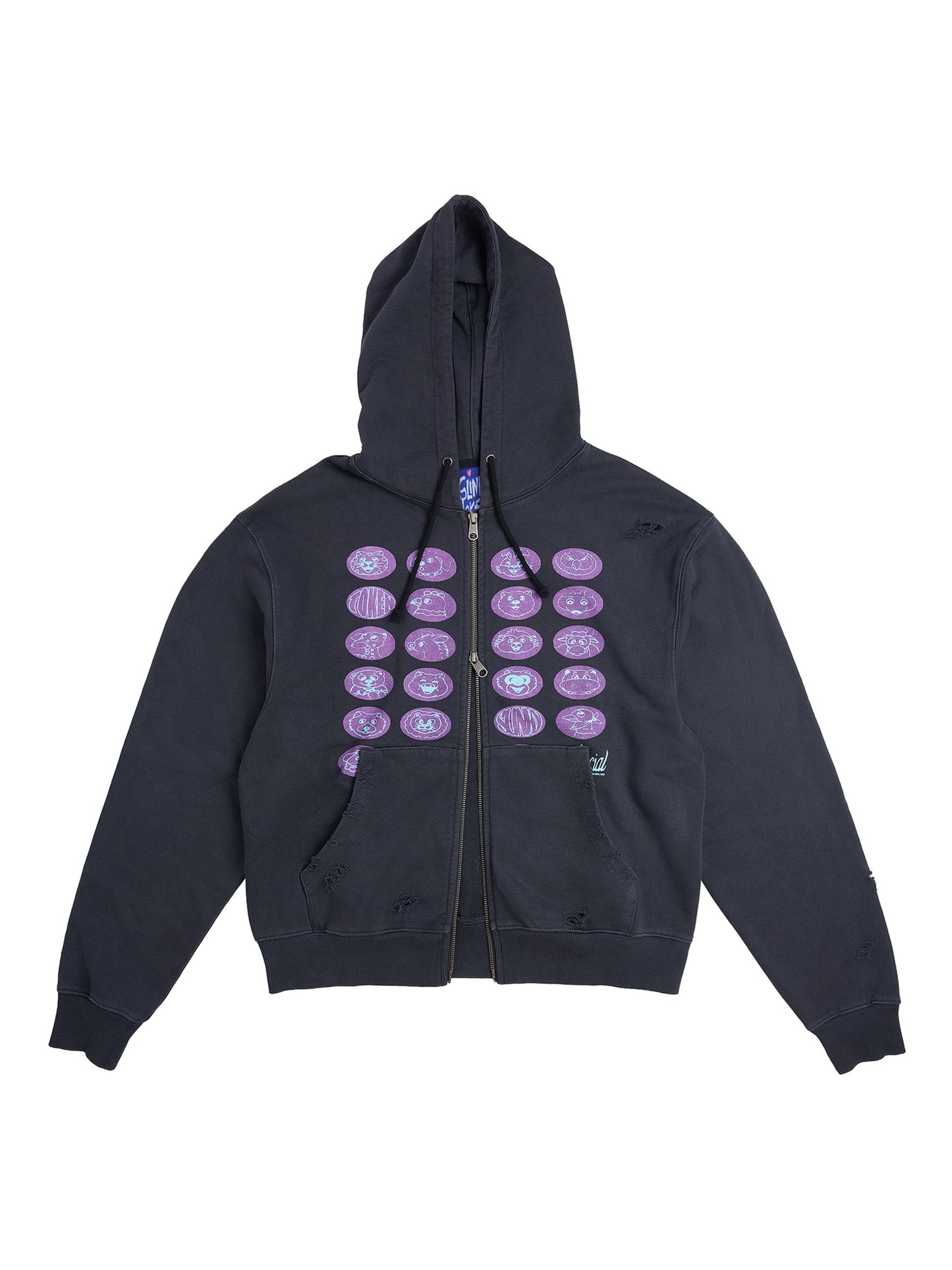 How I Feel Zip Hoodie - Graphite