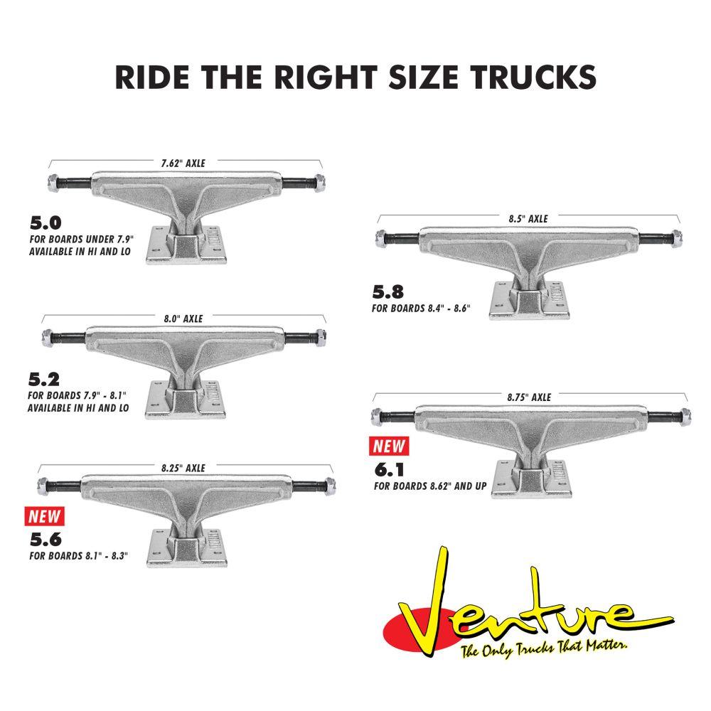 V-Lights Low Trucks - Polished (Pair)
