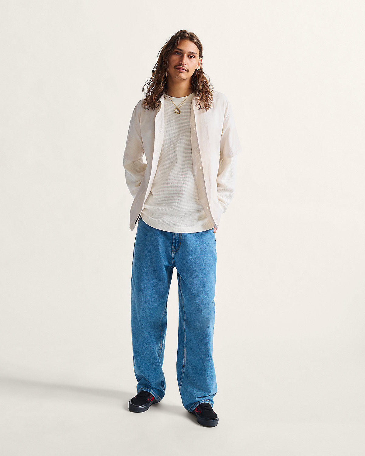Check-5 Baggy Pants - Blue Stone Wash