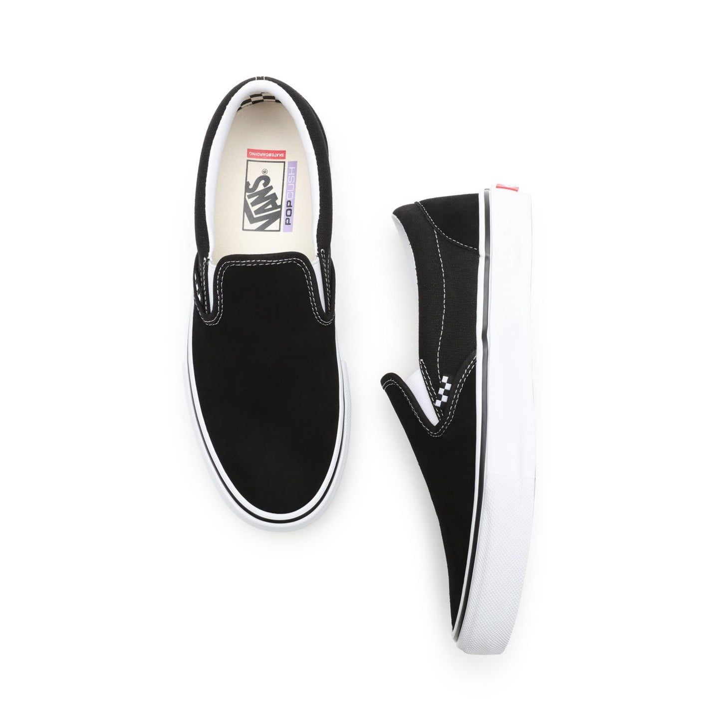 Skate Slip-On - Black / White