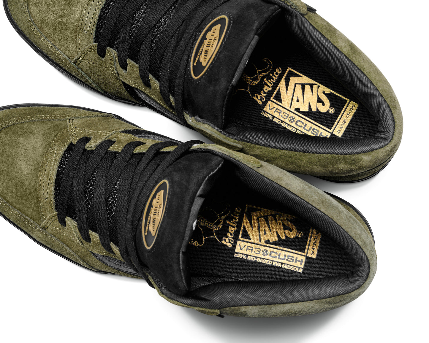 Skate Zahba Mid x Beatrice Domond - Dark Olive