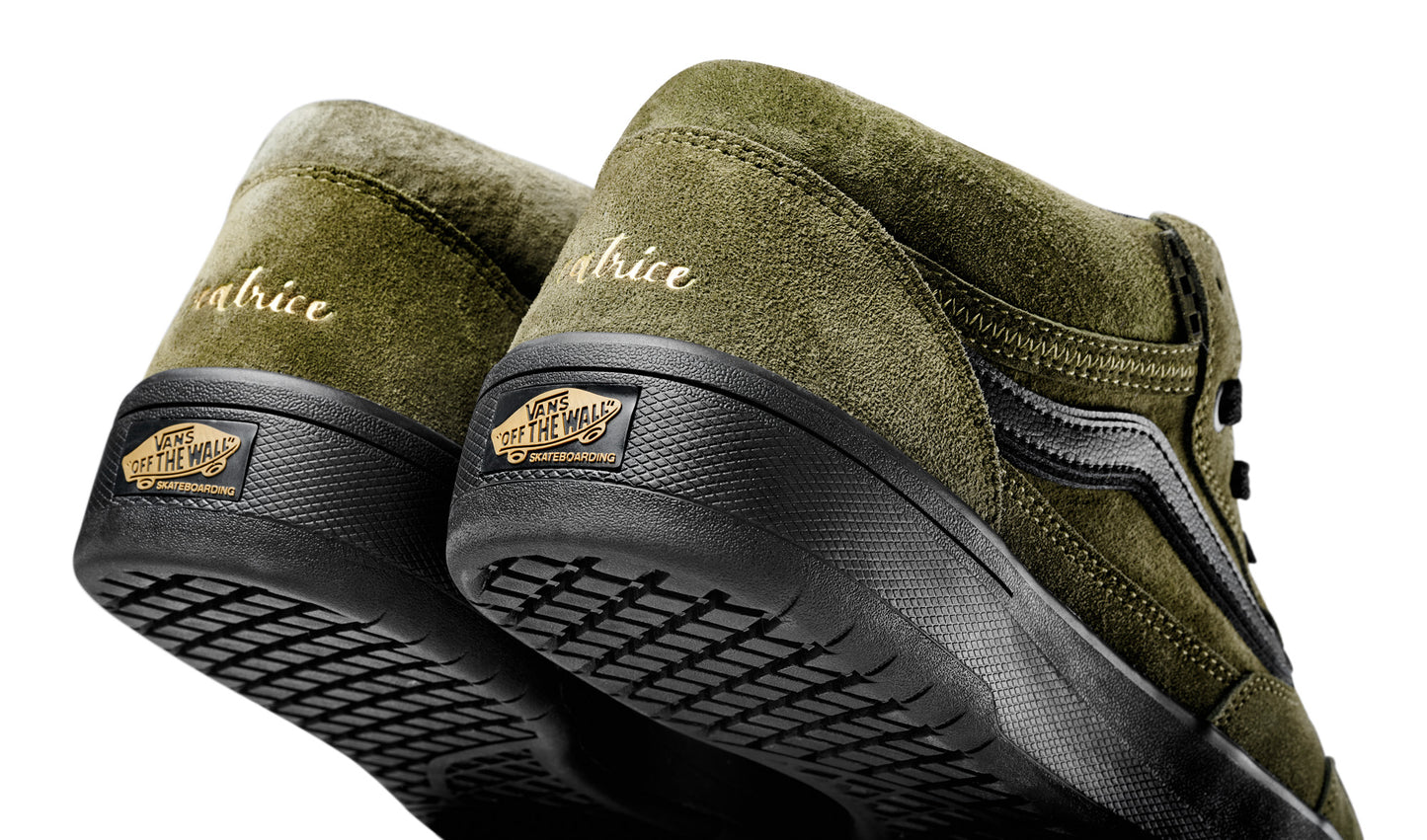 Skate Zahba Mid x Beatrice Domond - Dark Olive