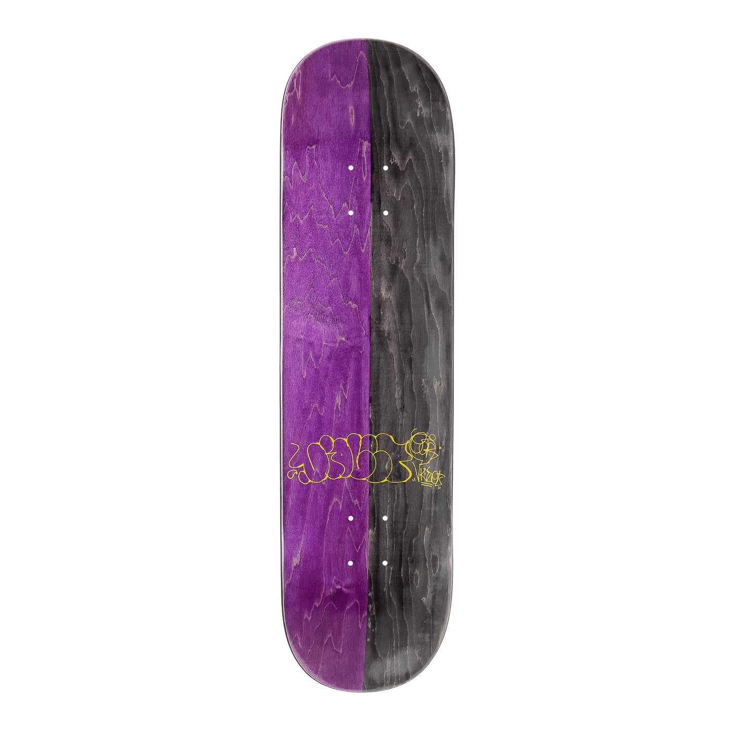 "Oh Shit, It's Violet" Deck - Purple/Black