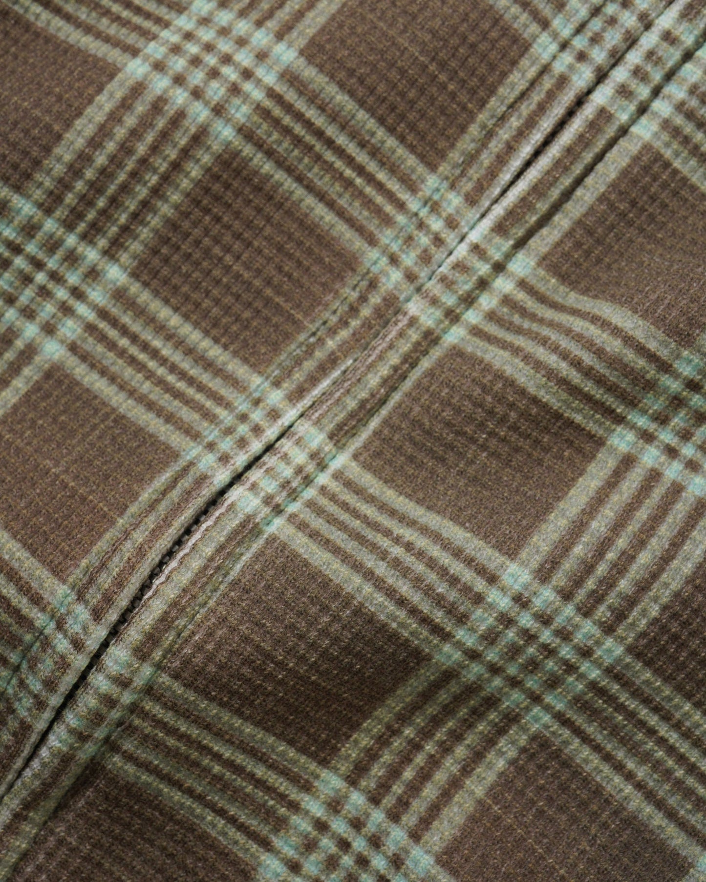 Waffle Zip-Thru Hood - Plaid