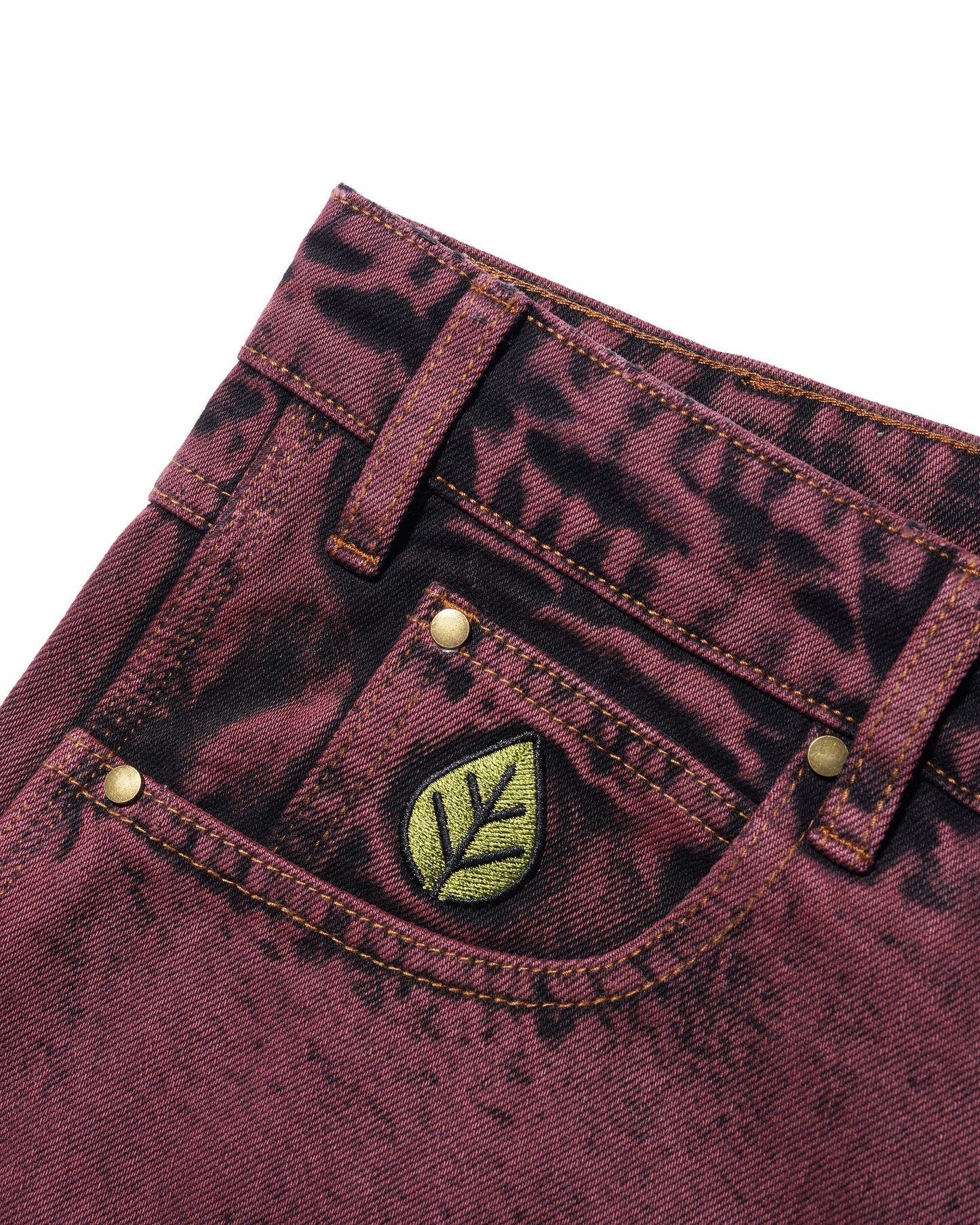 Weathergear Heavyweight Denim Jeans - Plum Wash