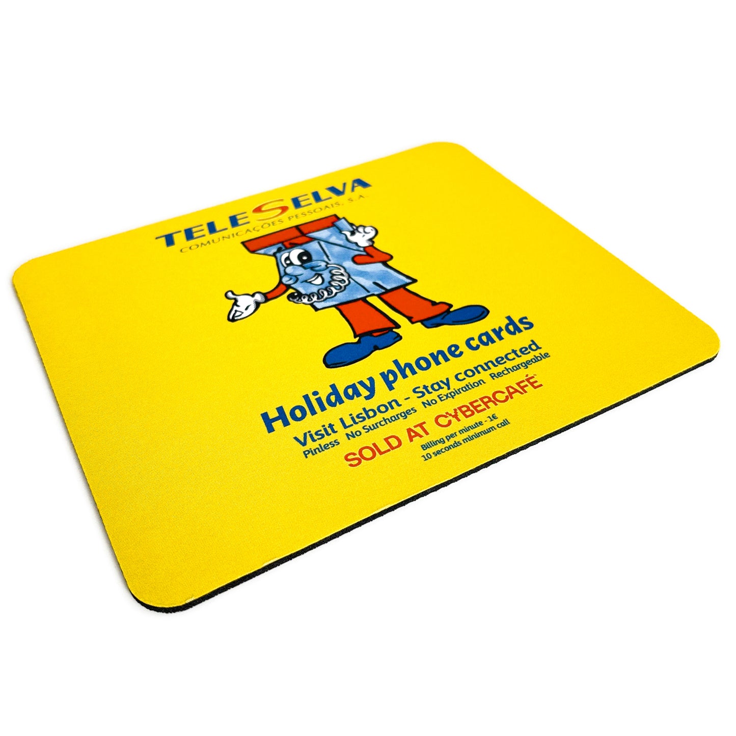"TeleSelva" Cybercafé Collab Mouse Pad - Yellow