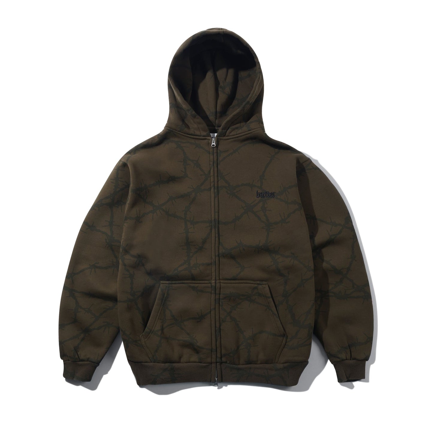 Wired Zip-Thru Hoodie - Fudge