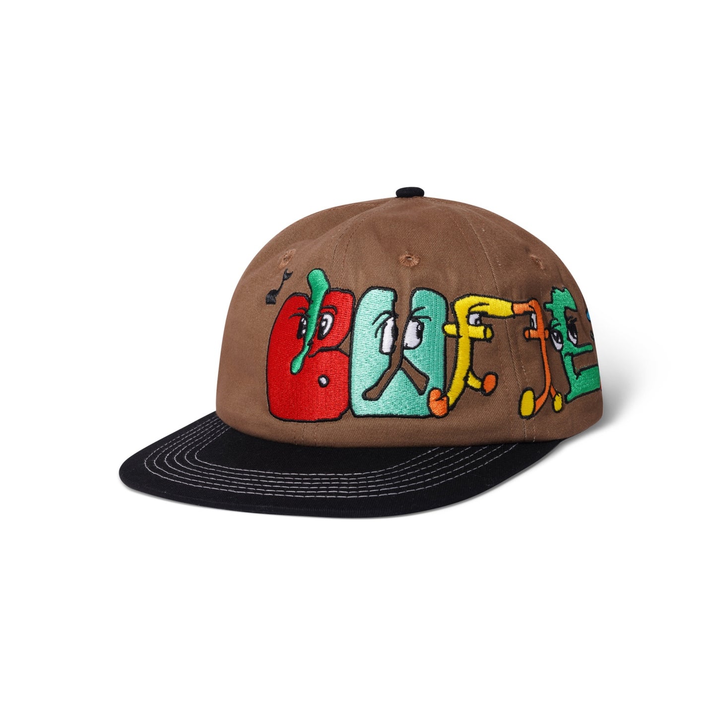 Zorched 6 Panel Cap - Brown / Black