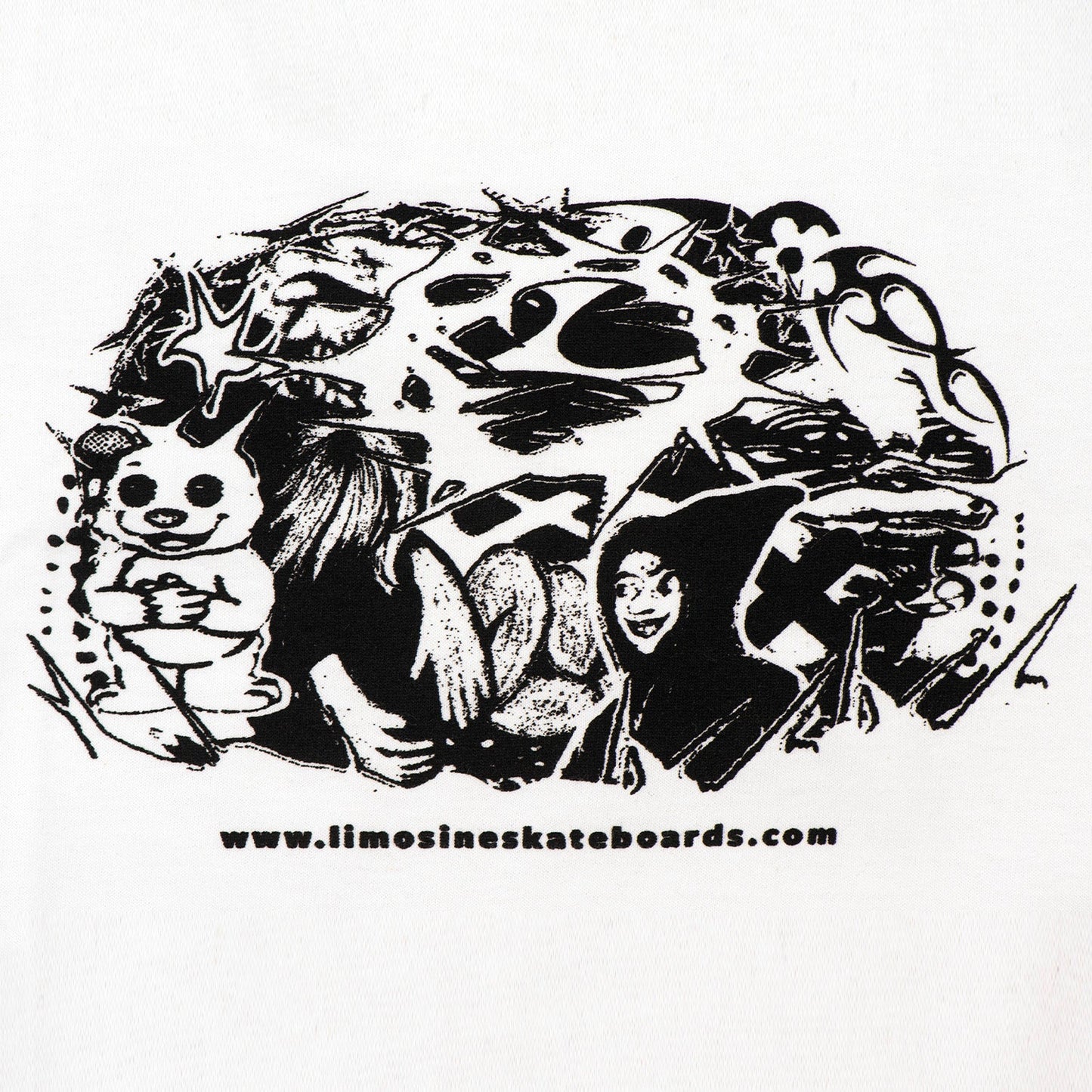 Brain Collage Tee - White
