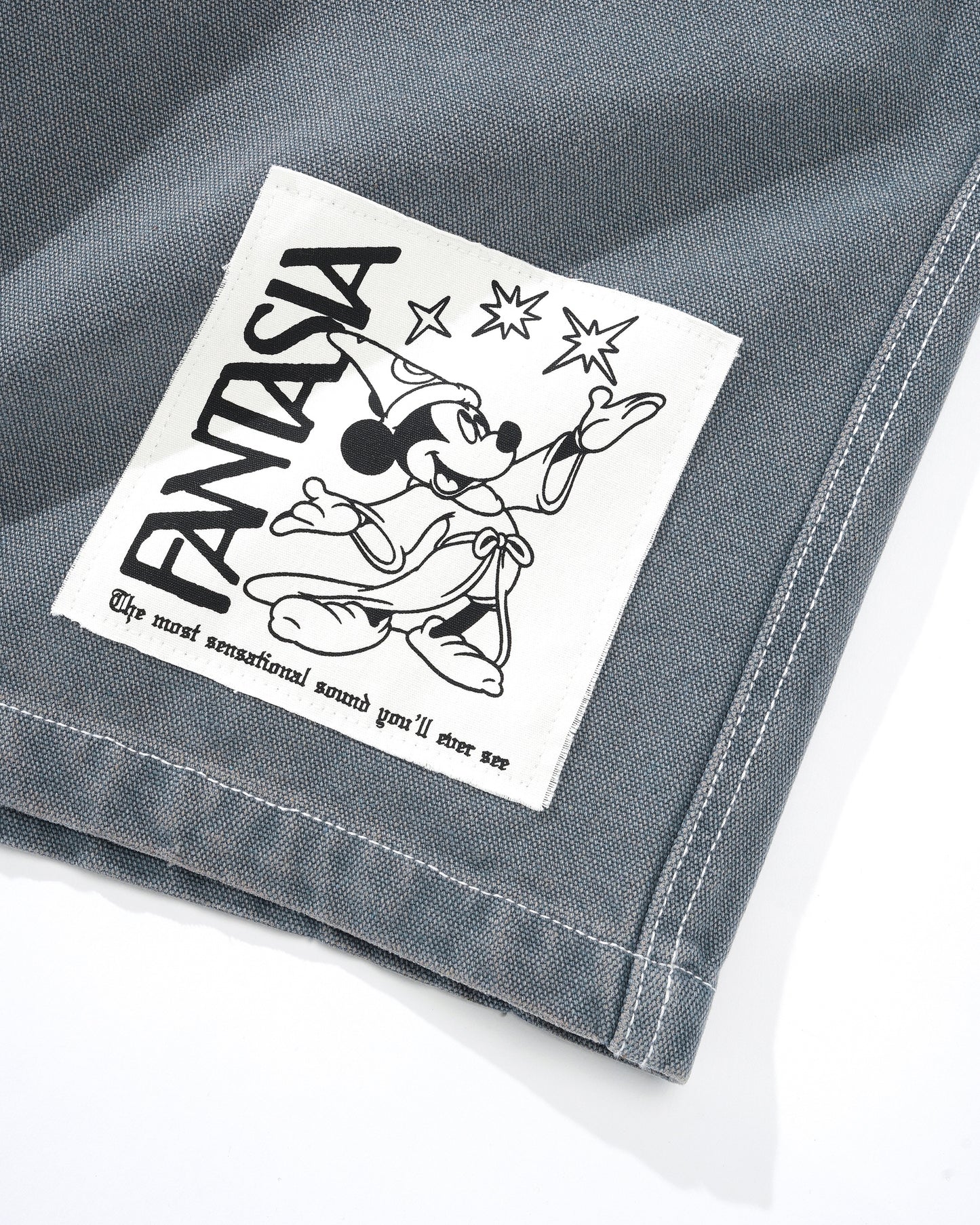 Fantasia Patch Work Shorts - Slate